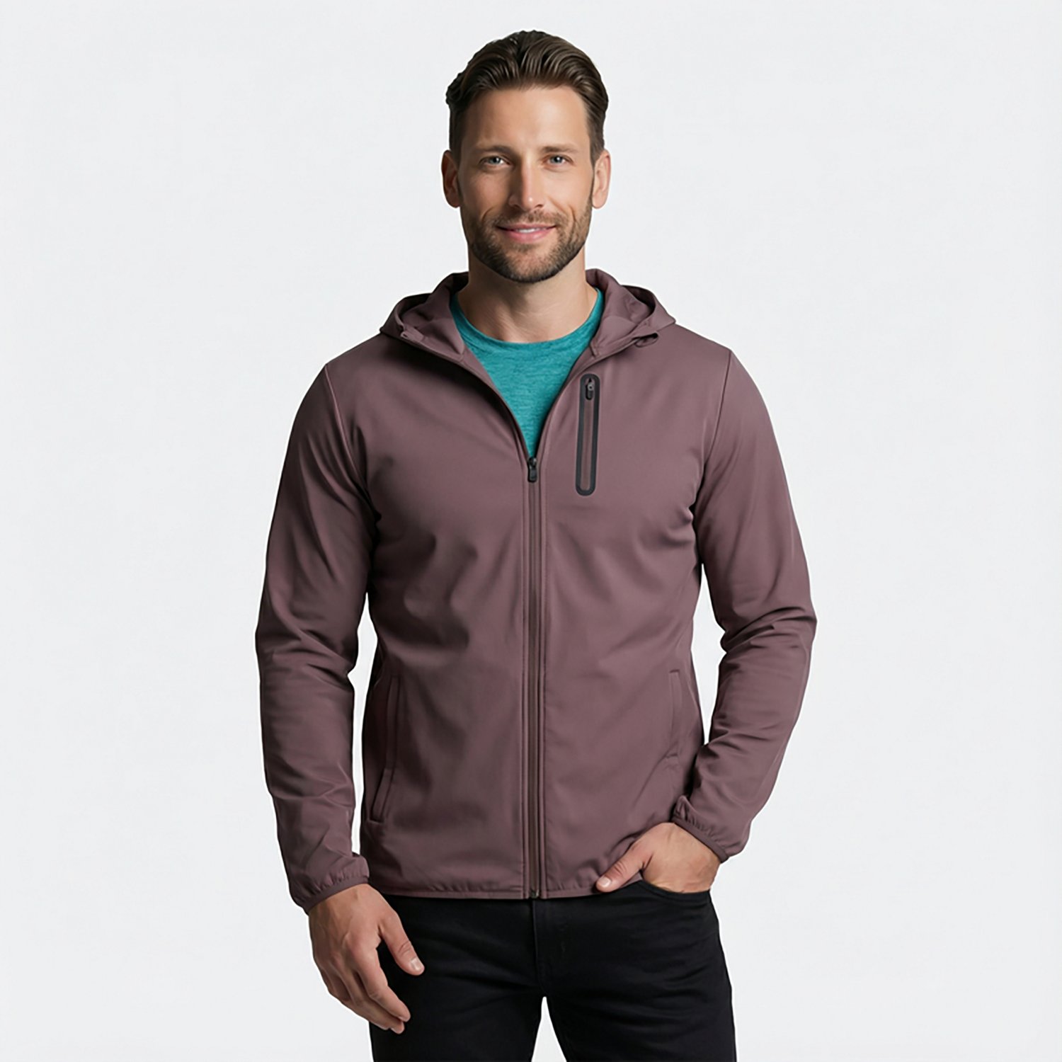 BCG Men's Tech Knit Full Zip Top                                                                                                 - view number 2