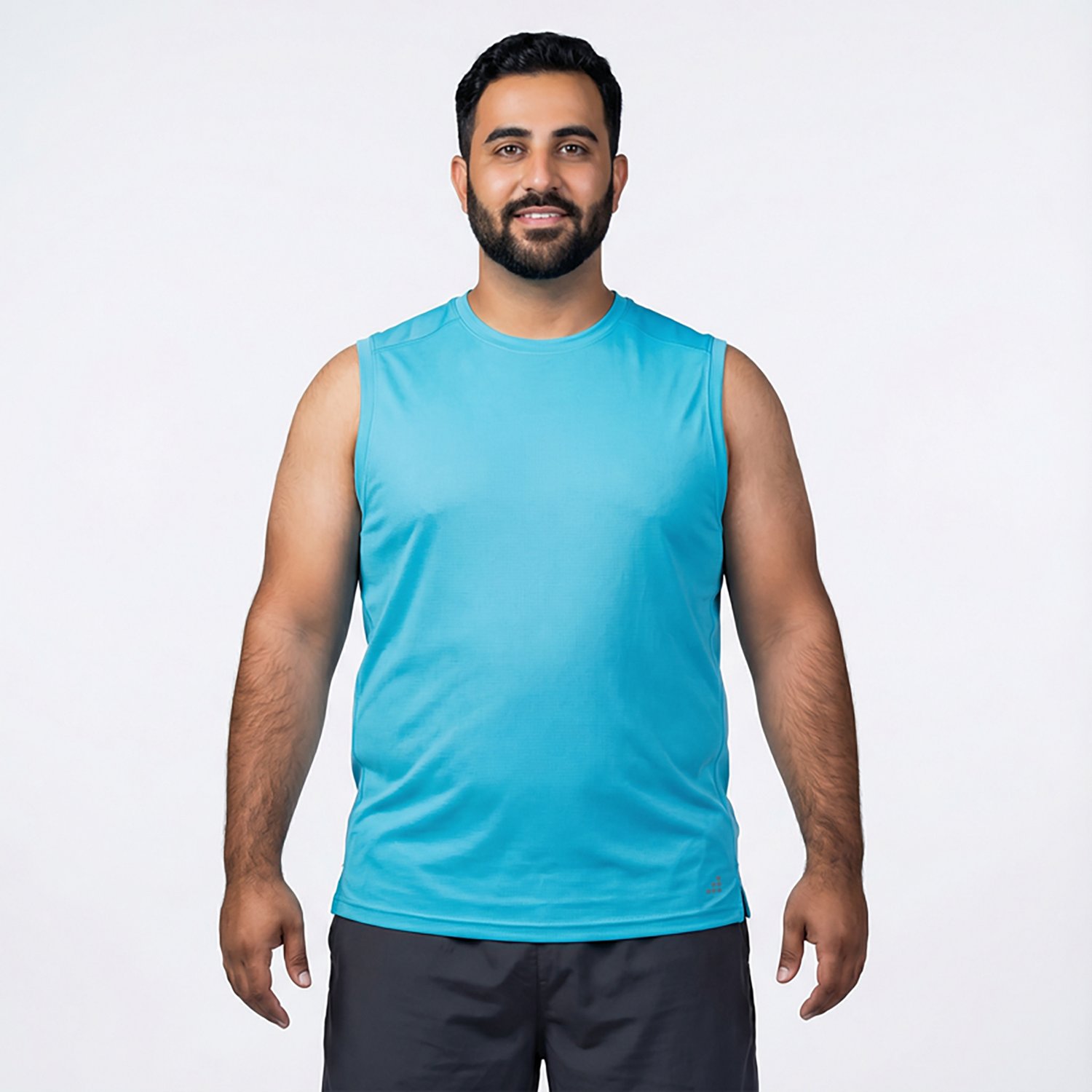 BCG Men's Run Grid Mesh Muscle Tank Top - view number 2