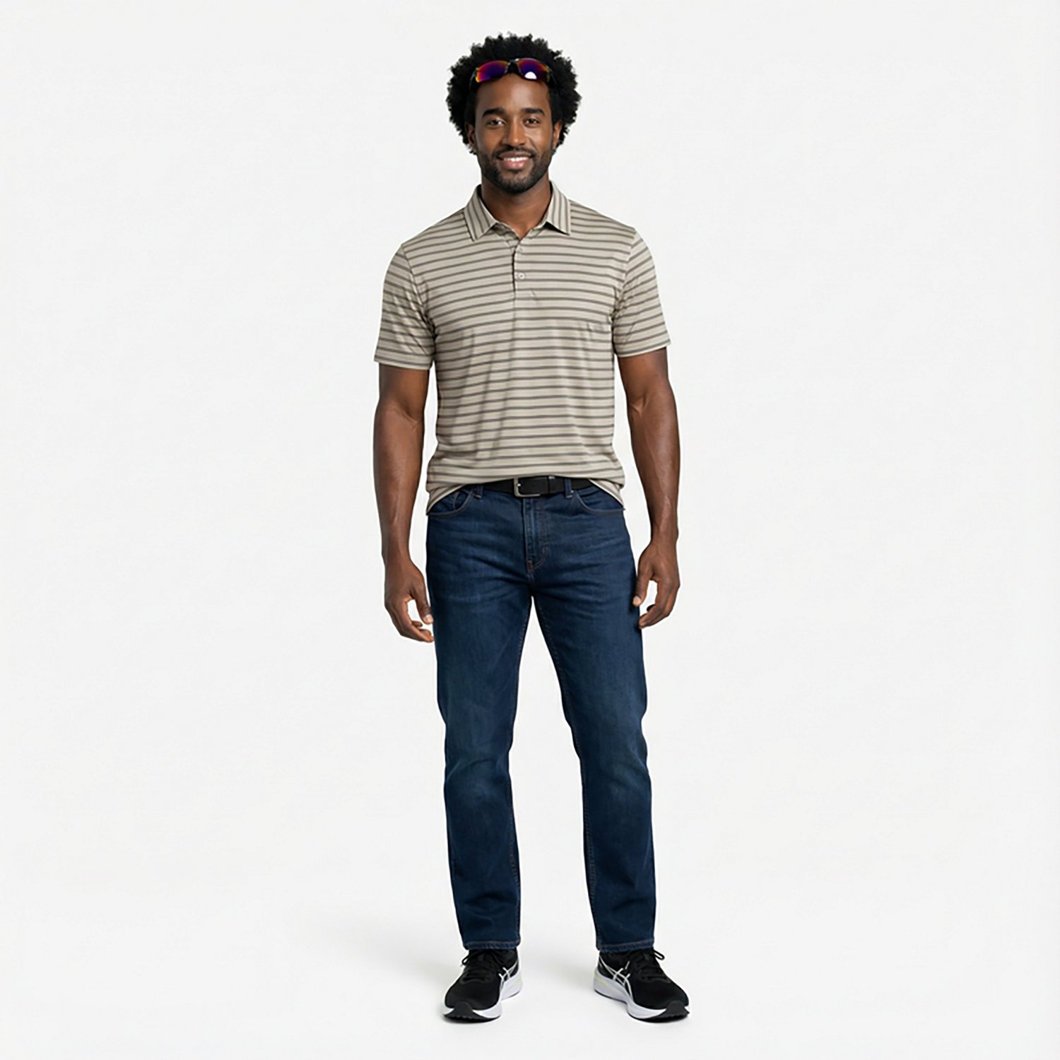 BCG Men's Golf 3-Strpe Polo Shirt                                                                                                - view number 2