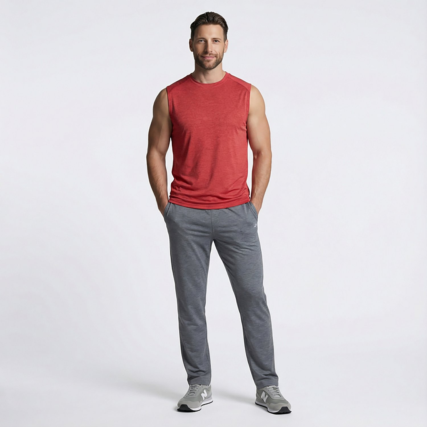 BCG Men's Turbo Melange Muscle Tank Top