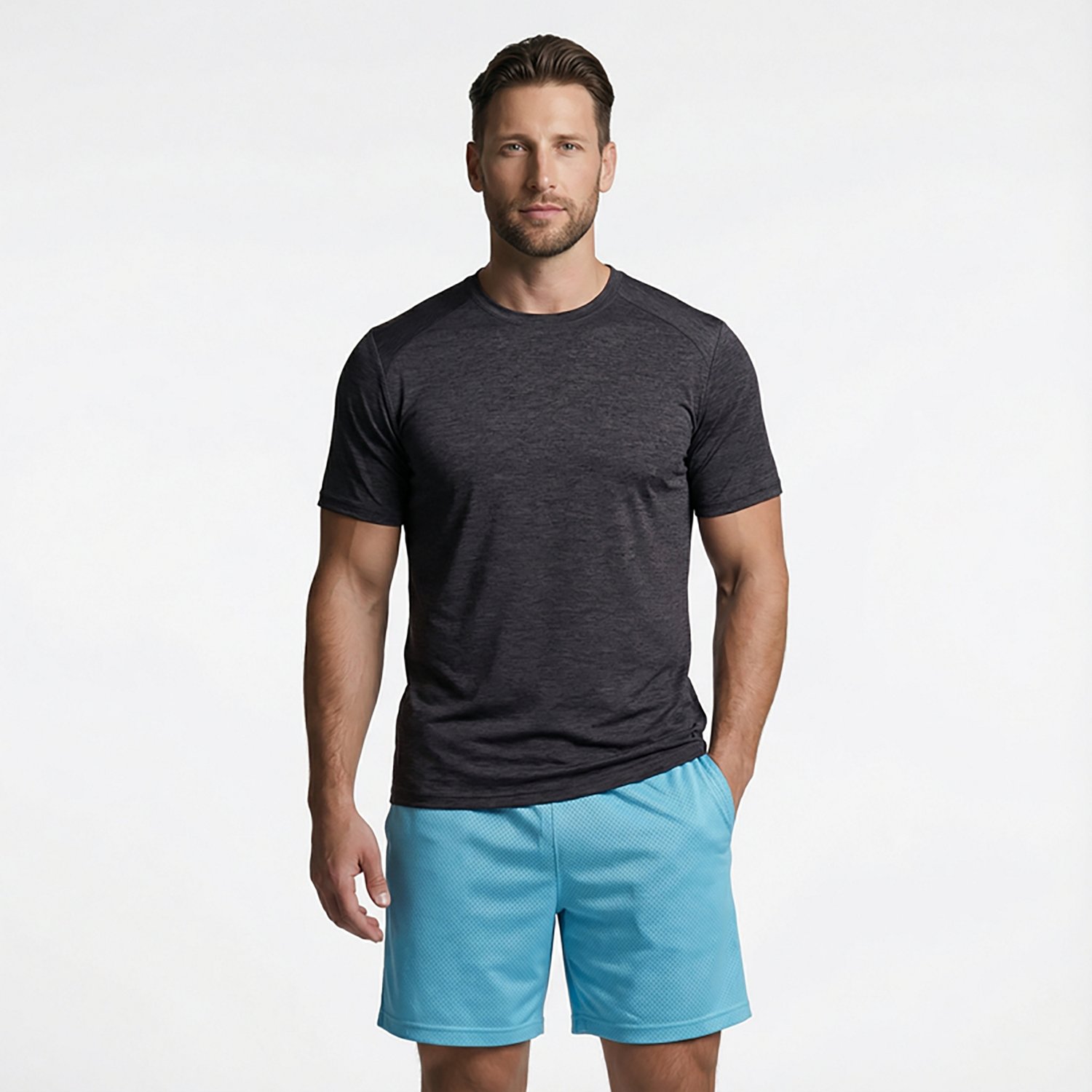 BCG Men's Turbo Melange T-shirt                                                                                                  - view number 2