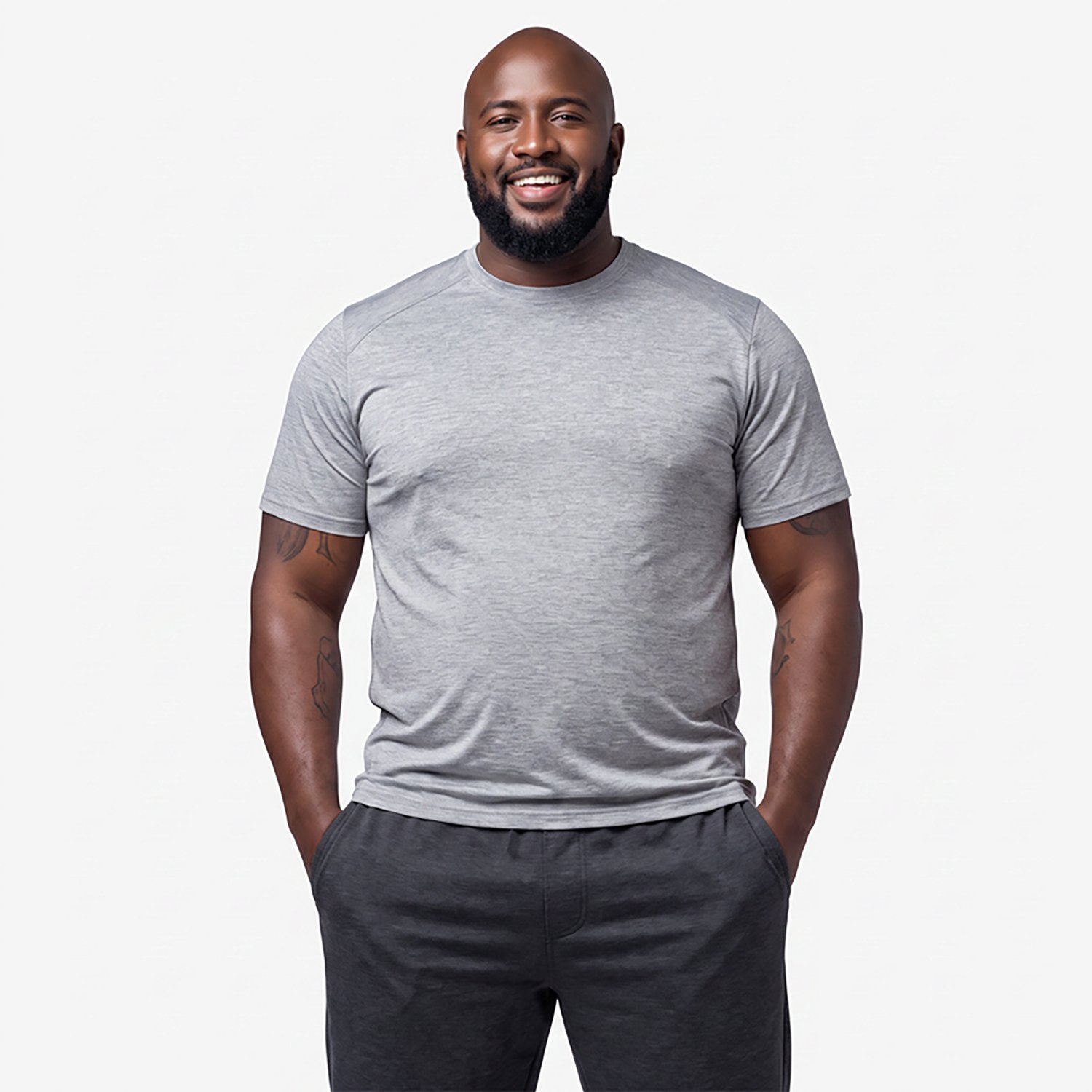 BCG Men's Turbo Melange T-shirt                                                                                                  - view number 2