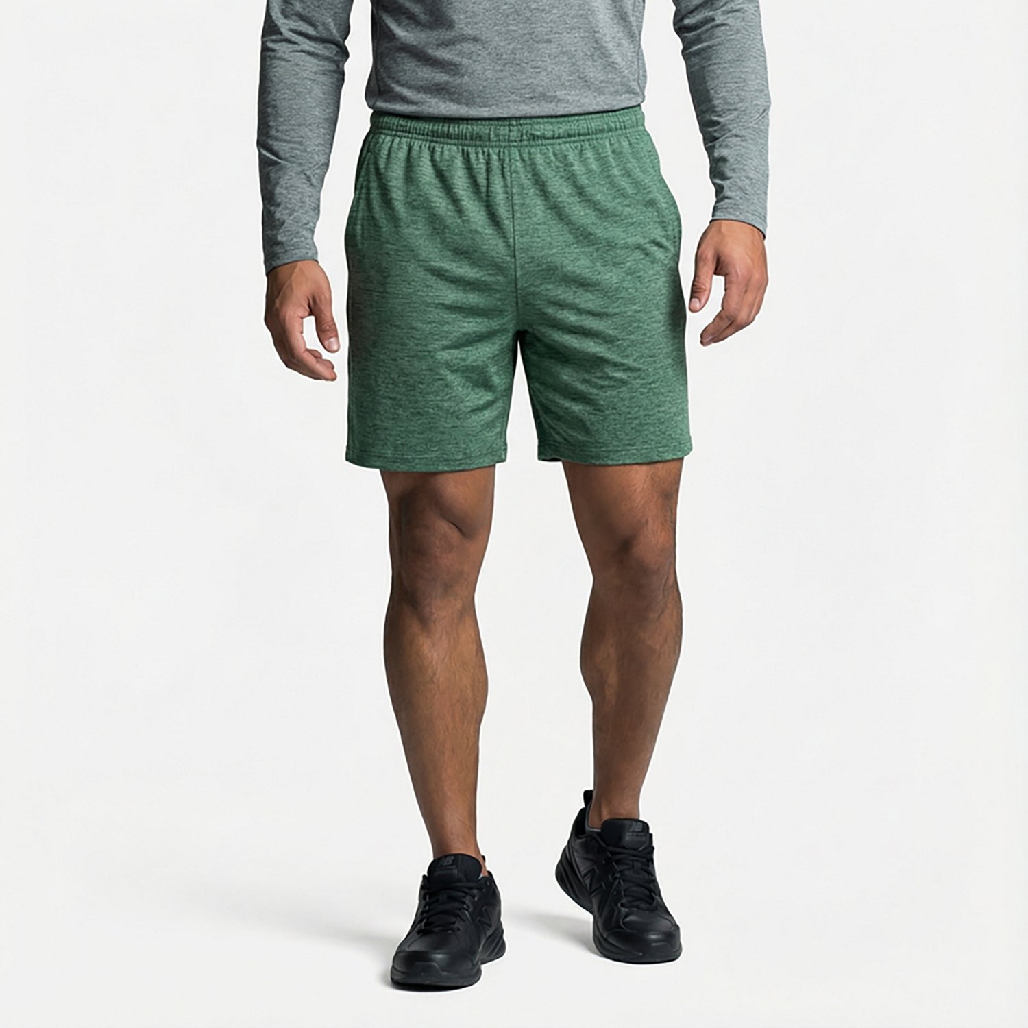 BCG Men's Turbo Melange Shorts 8 in                                                                                              - view number 2