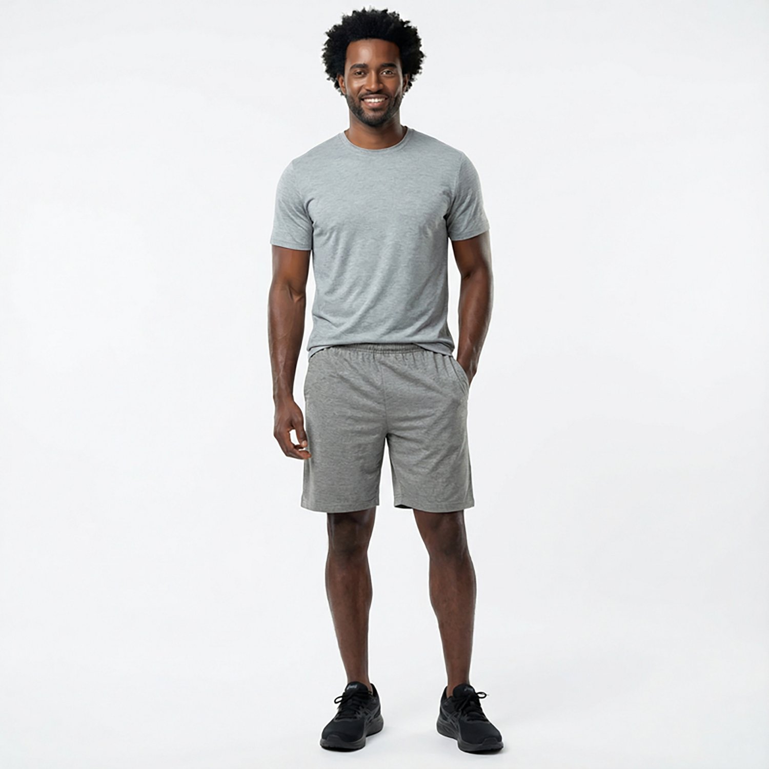 BCG Men's Turbo Melange Shorts 8 in                                                                                              - view number 3