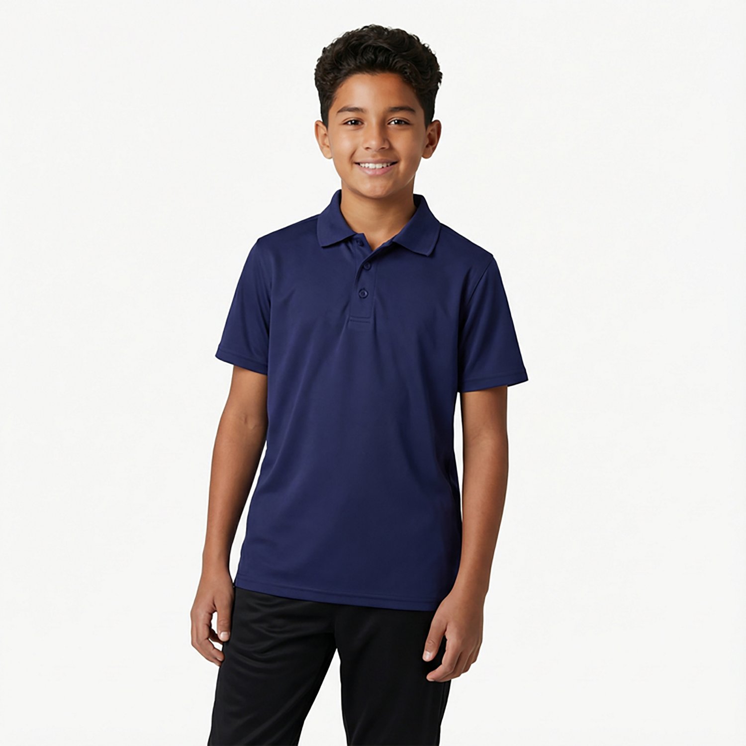 BCG Boys' Training Solid Short Sleeve Polo Shirt                                                                                 - view number 2