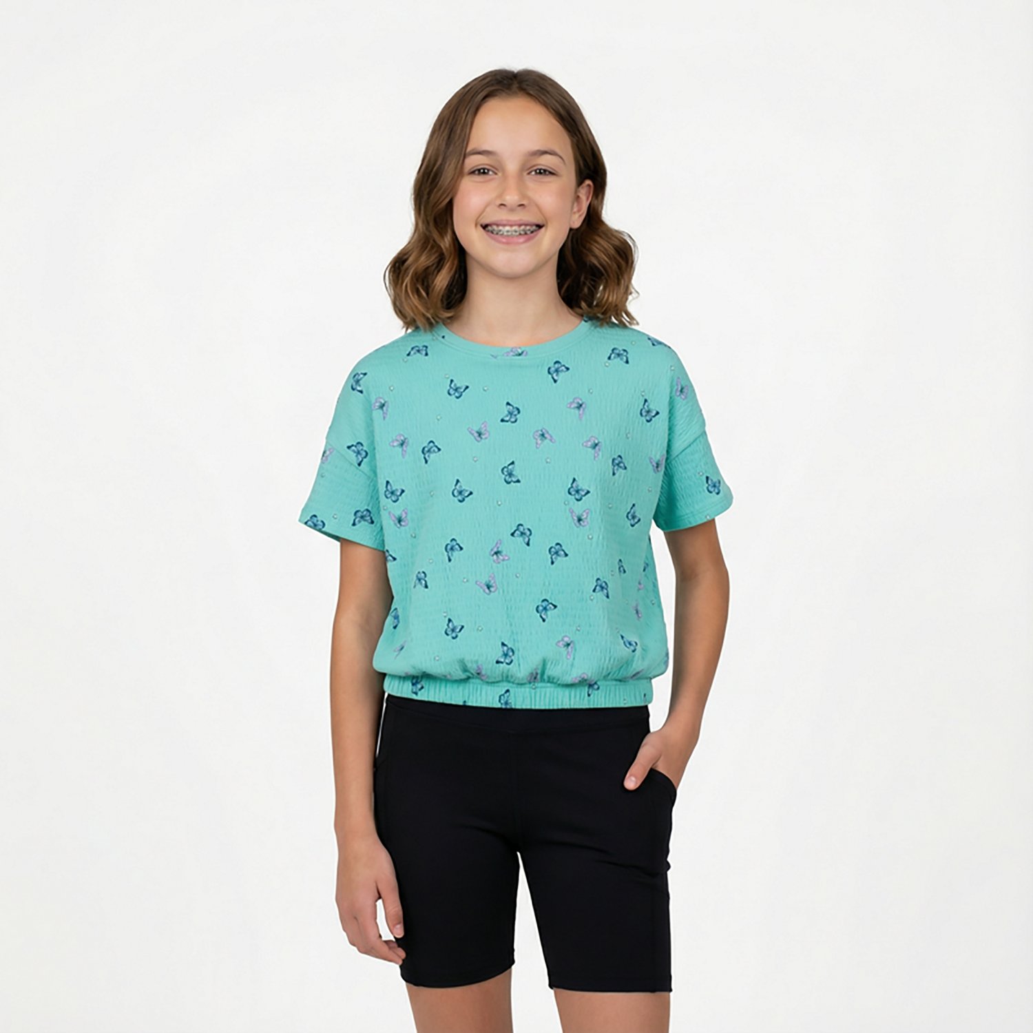 BCG Girls' Cinched T-shirt                                                                                                       - view number 2