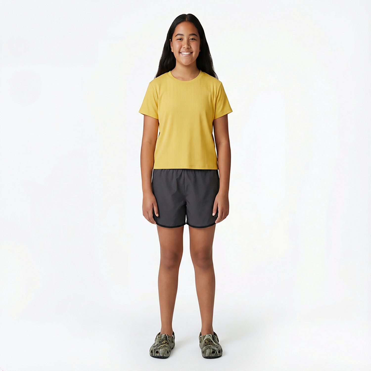 BCG Girls' Twist Back Crop Top