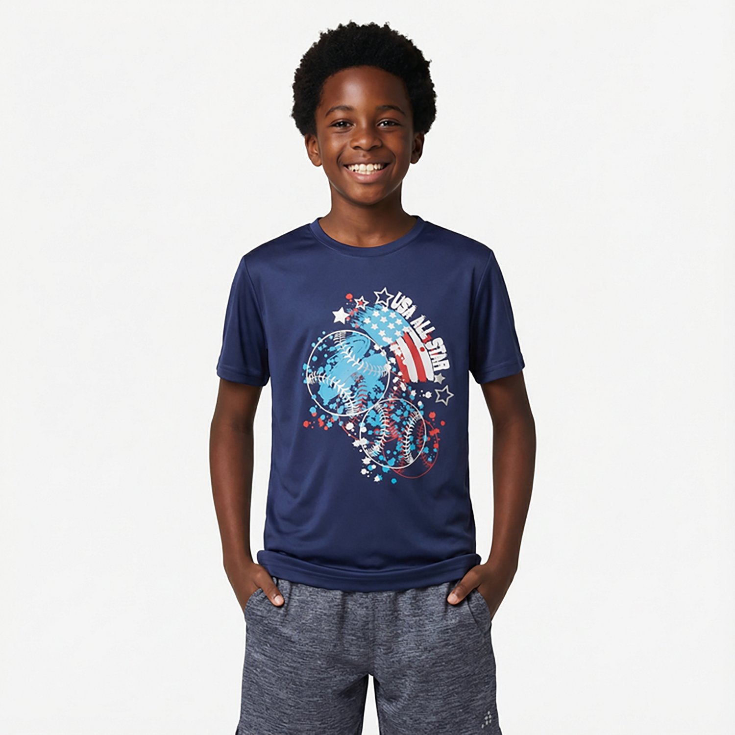 BCG Boys' Turbo USA All Star Graphic T-shirt - view number 2