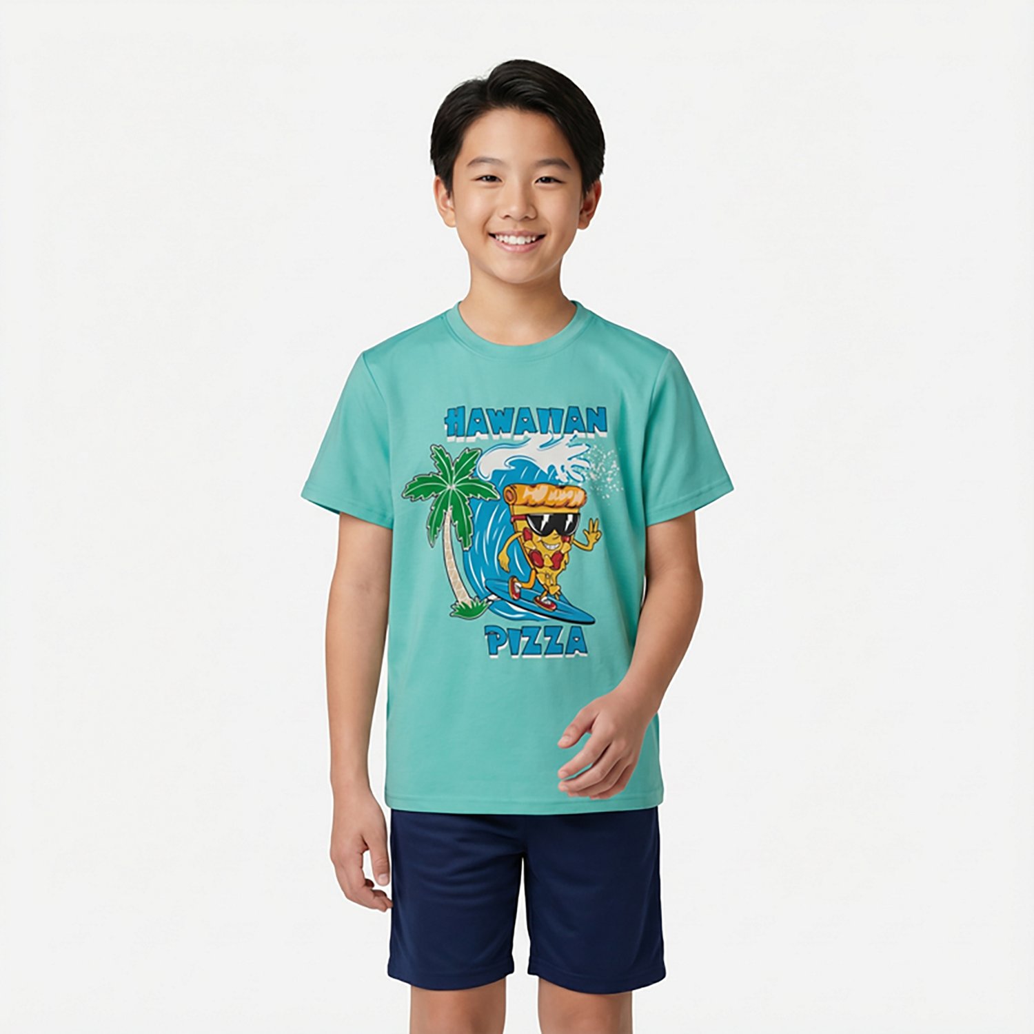 BCG Boys' Hawaiian Pizza Graphic T-shirt - view number 2