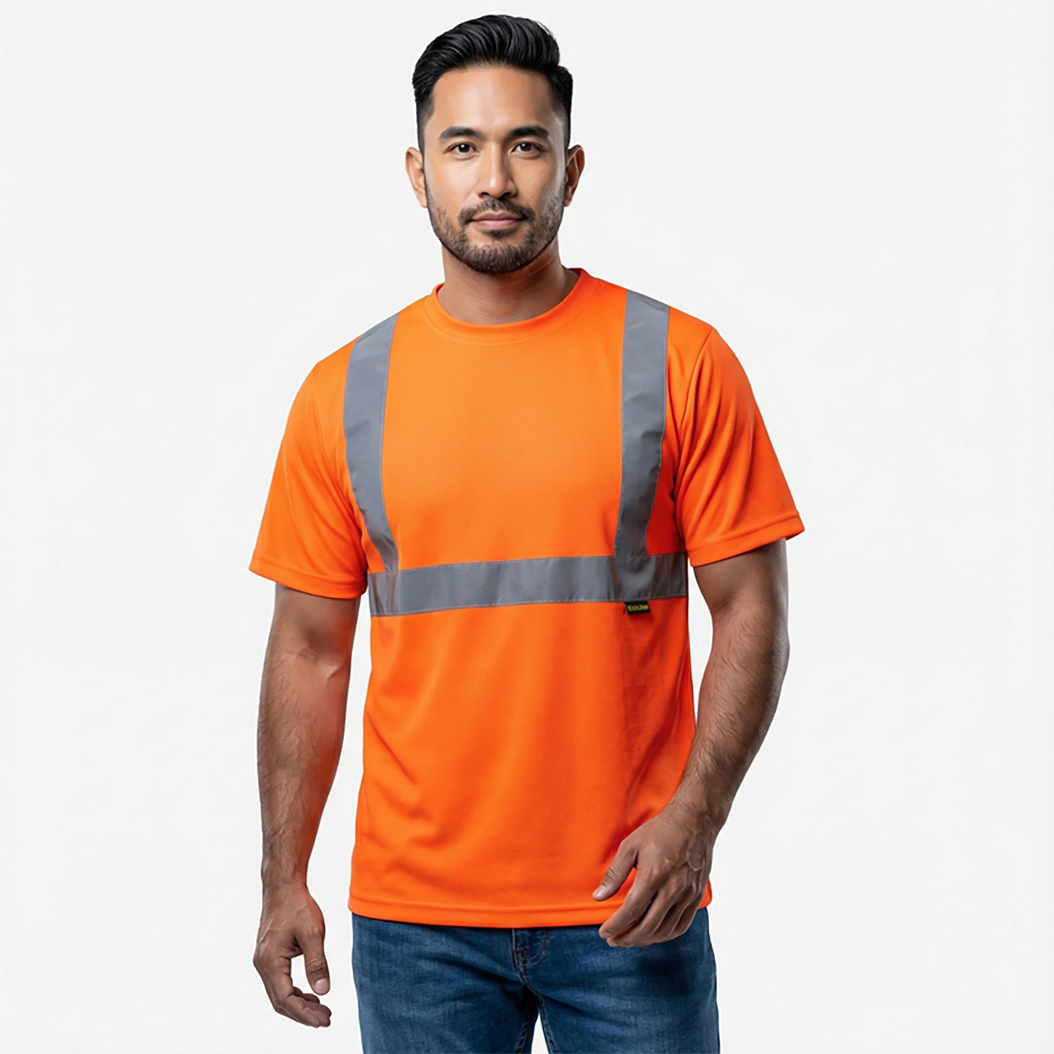 Brazos Men's Hi-Vis Short Sleeve Crew T-shirt - view number 2