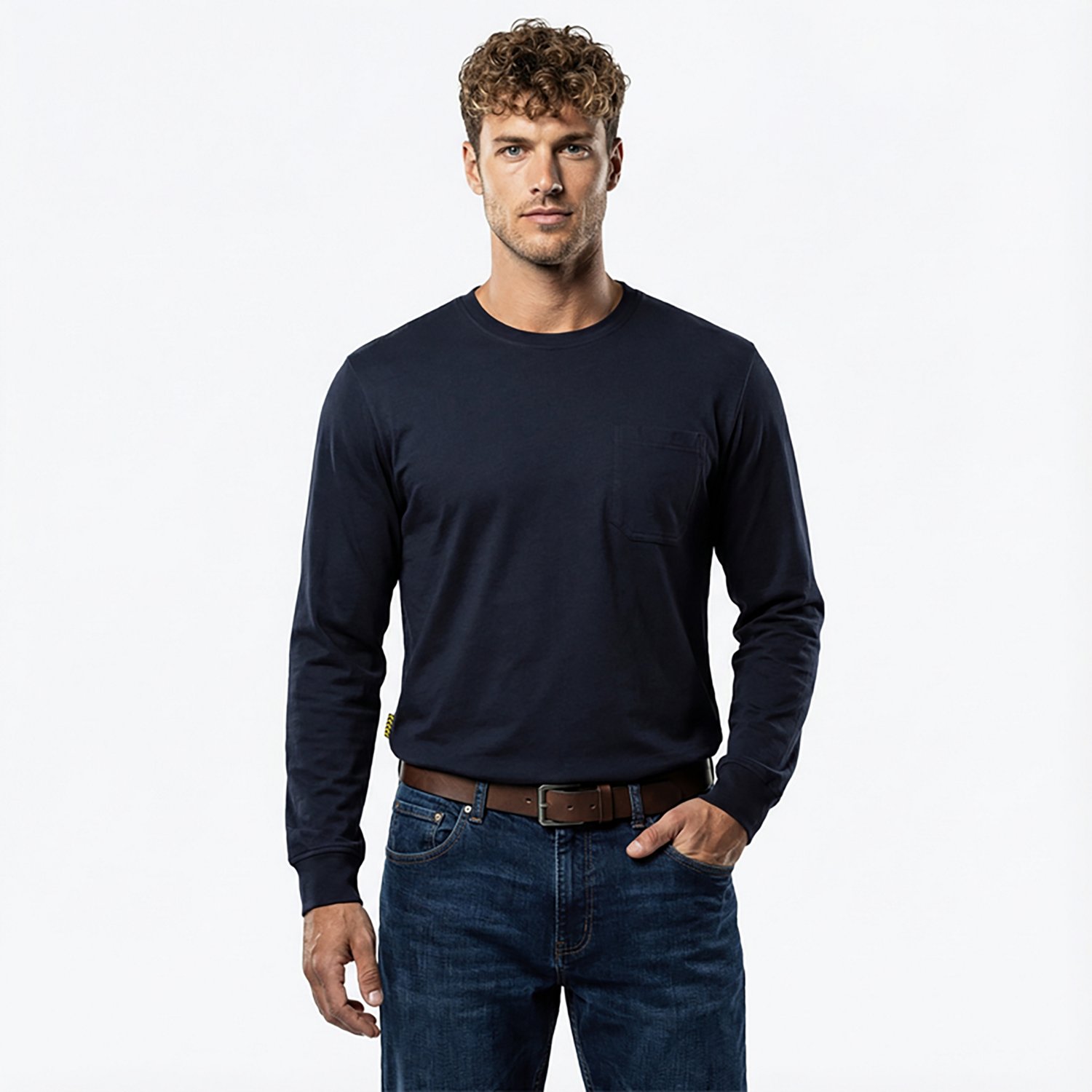 Brazos Men’s Contractor Pocket Long Sleeve T-shirt - view number 2