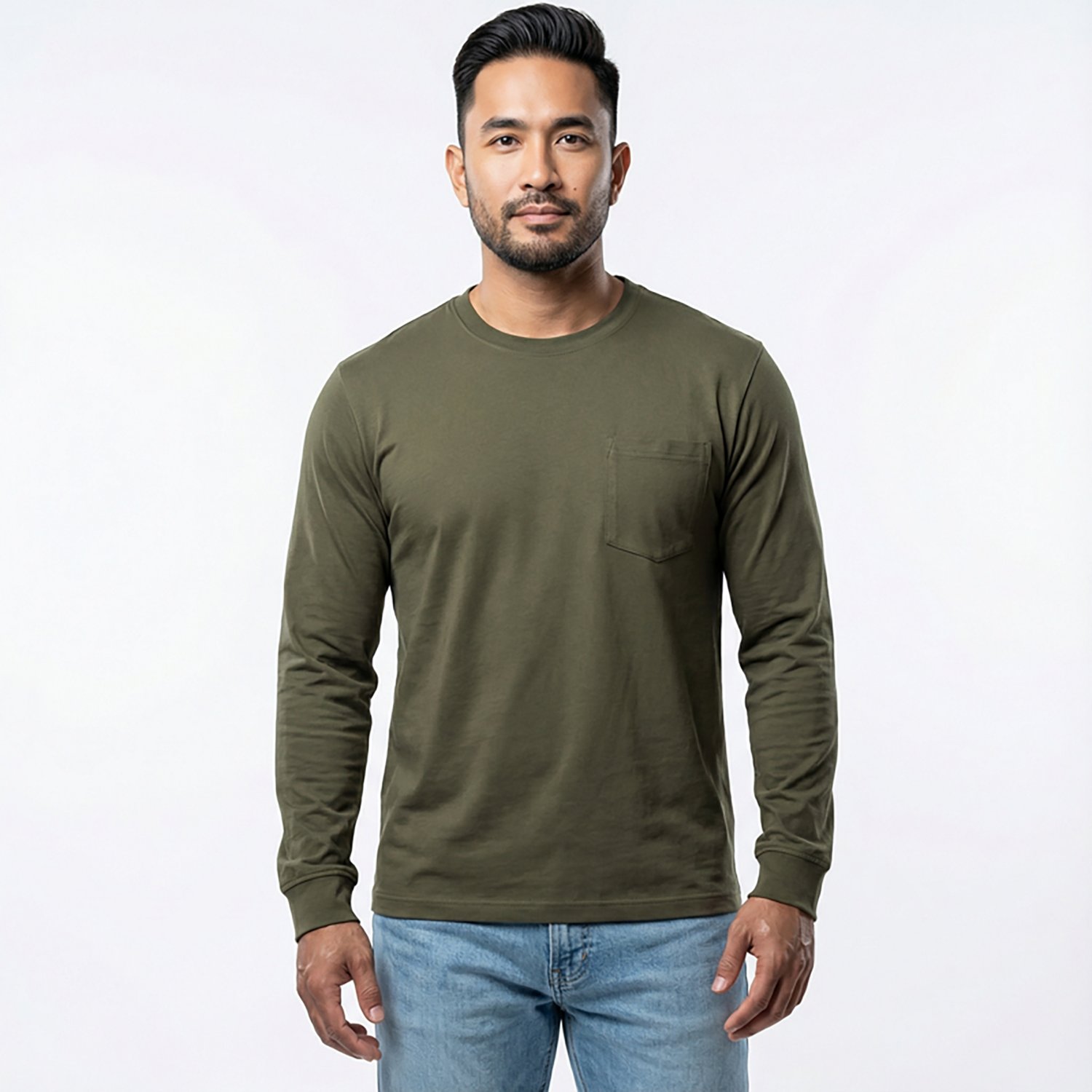 Brazos Men’s Contractor Pocket Long Sleeve T-shirt - view number 2