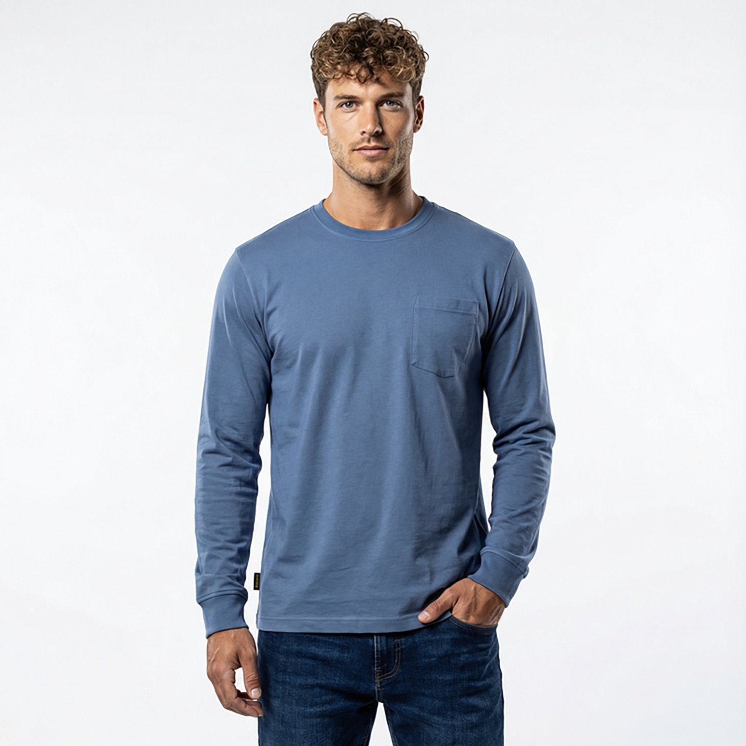 Brazos Men’s Contractor Pocket Long Sleeve T-shirt - view number 2