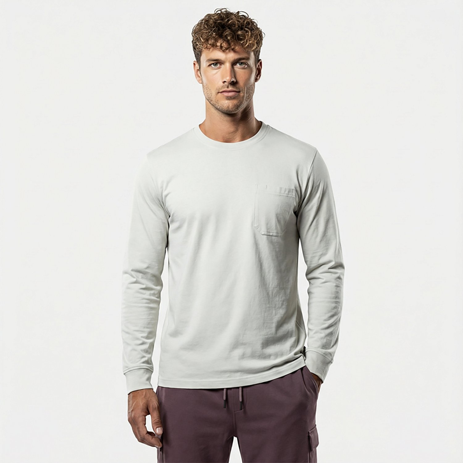 Brazos Men’s Contractor Pocket Long Sleeve T-shirt - view number 2