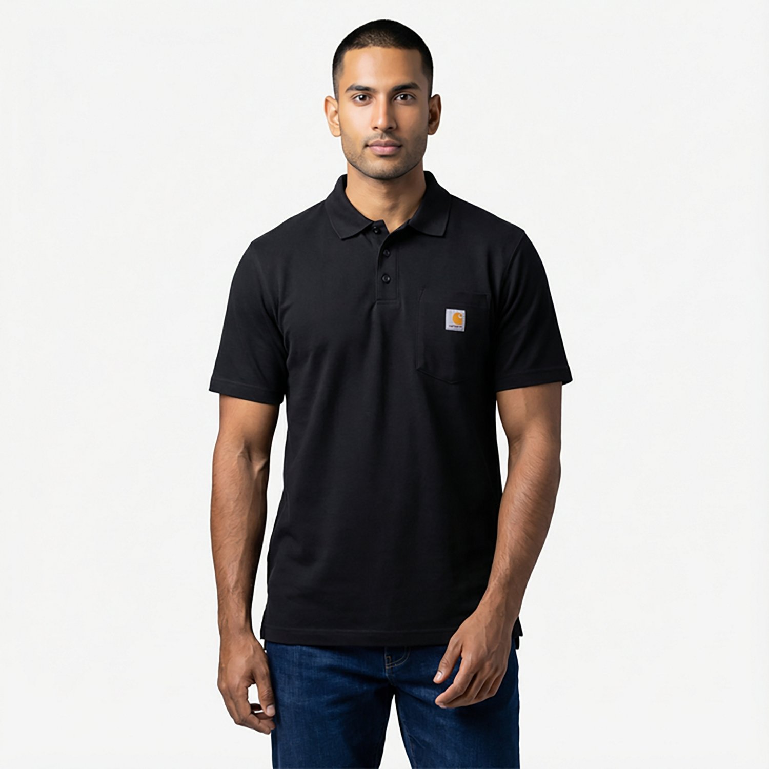 Carhartt Men's Loose Fit Midweight Short Sleeve Pocket Polo Shirt - view number 2