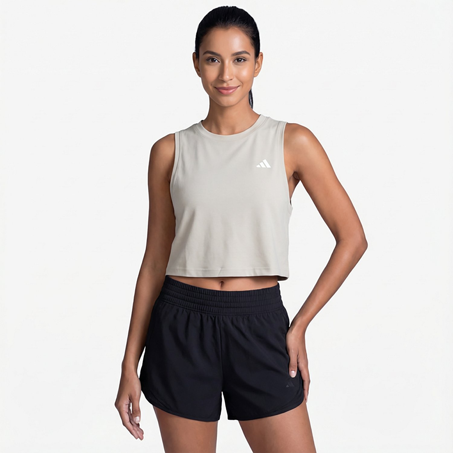 adidas Women's Training Essentials Regular 3-Stripes Tank Top                                                                    - view number 2