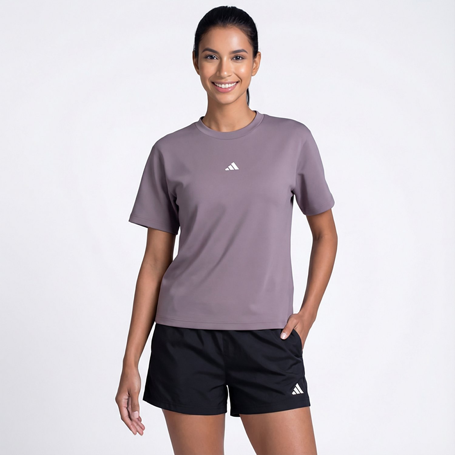 adidas Women's Essentials Small Logo Cotton T-shirt                                                                              - view number 2