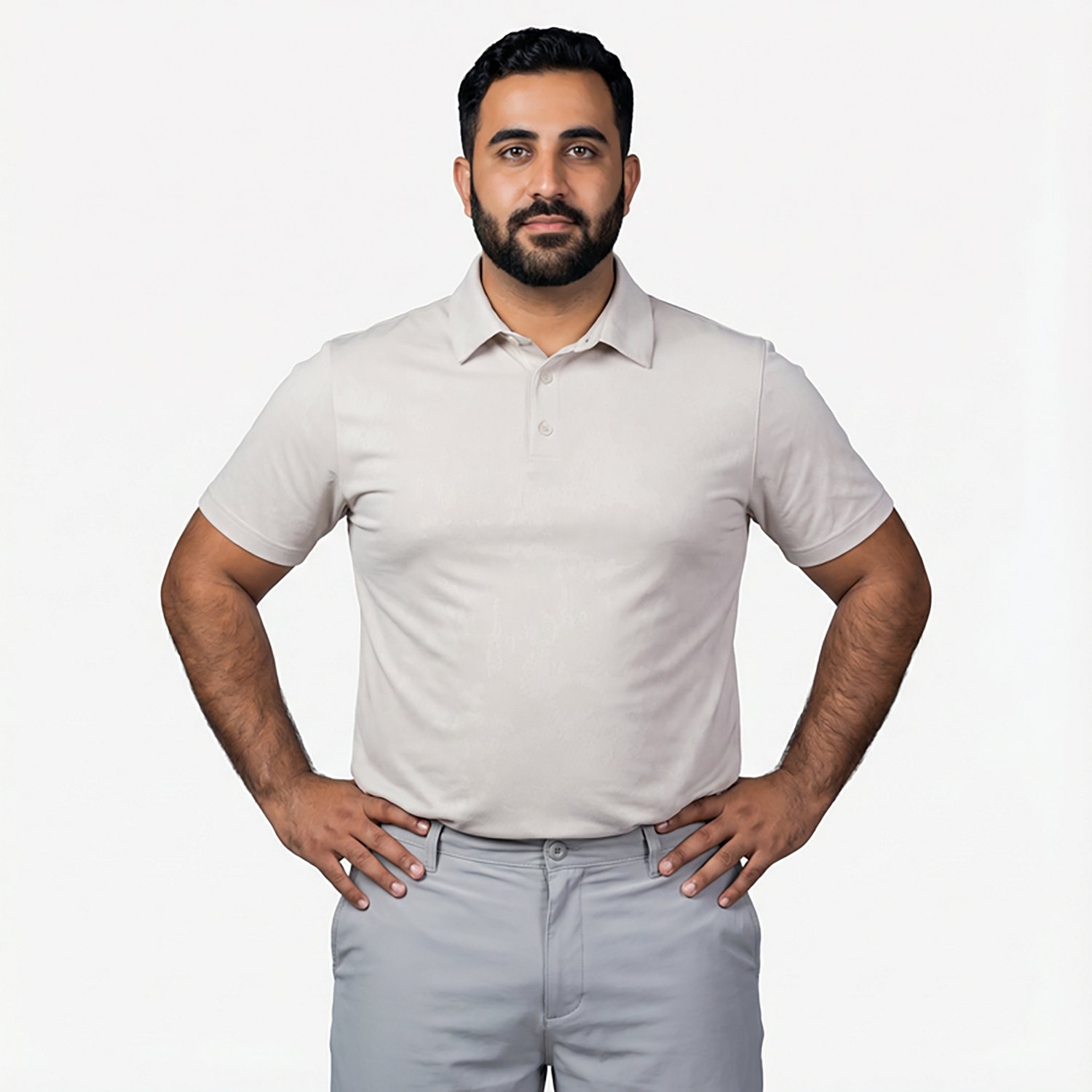 BCG Men's Golf Turbo Splash Jacquard Short Sleeve Polo Shirt                                                                     - view number 2