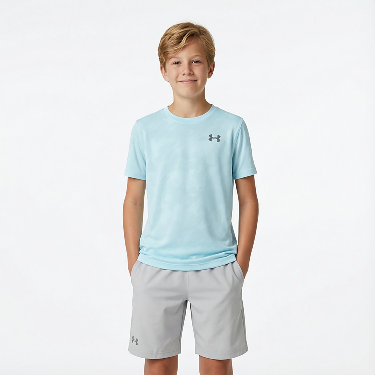Under Armour Boys' UA Tech™ Vent Jacquard Short Sleeve T-shirt - view number 2