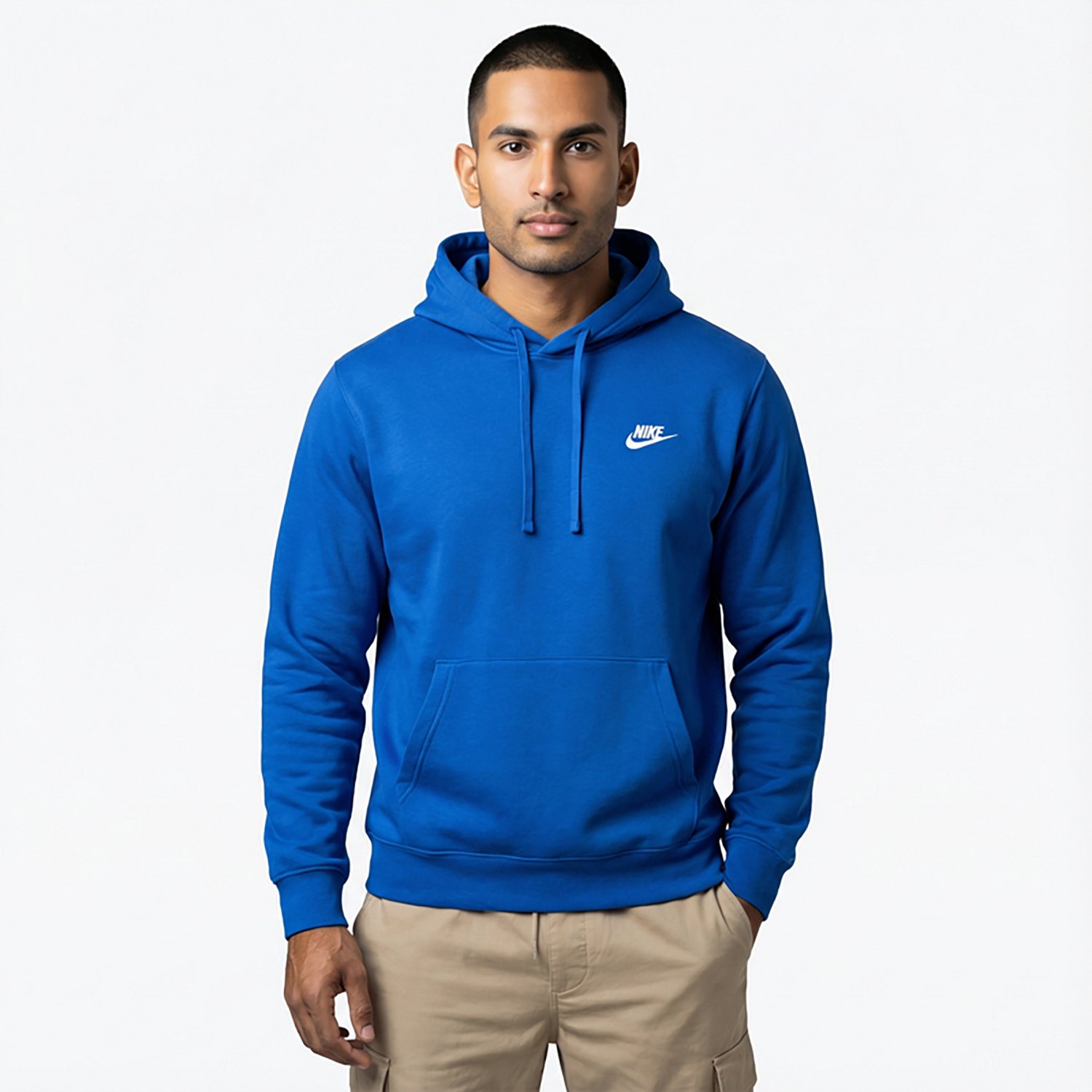 Nike Men's Club Pullover Fleece Hoodie - view number 2