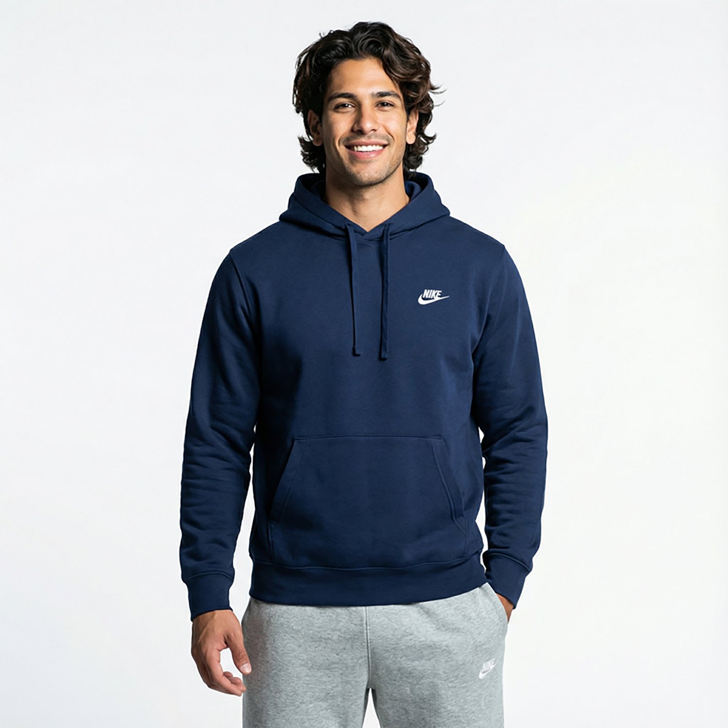 Nike Men's Club Pullover Fleece Hoodie - view number 2