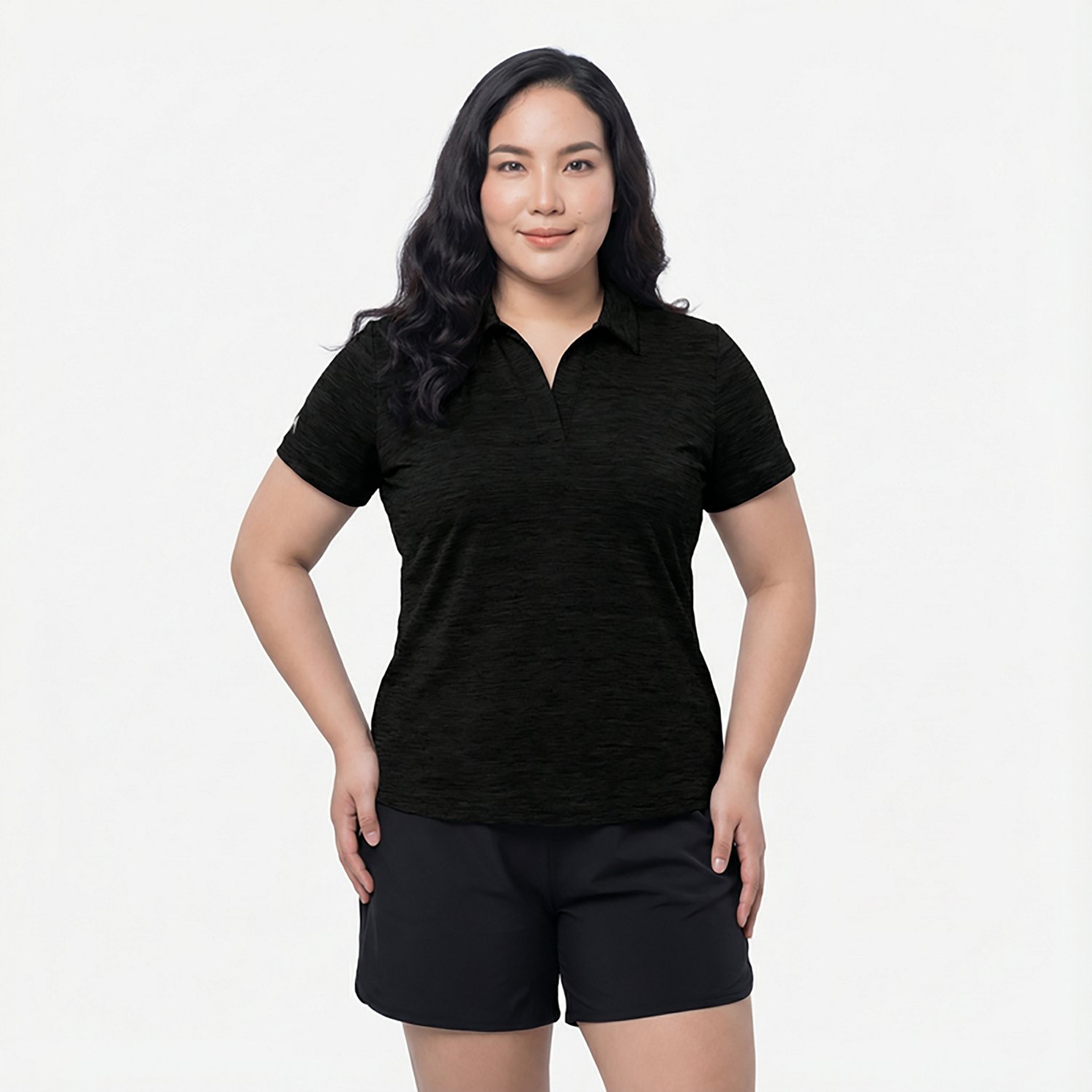 Antigua Women's Layout V-neck Polo Shirt - view number 2