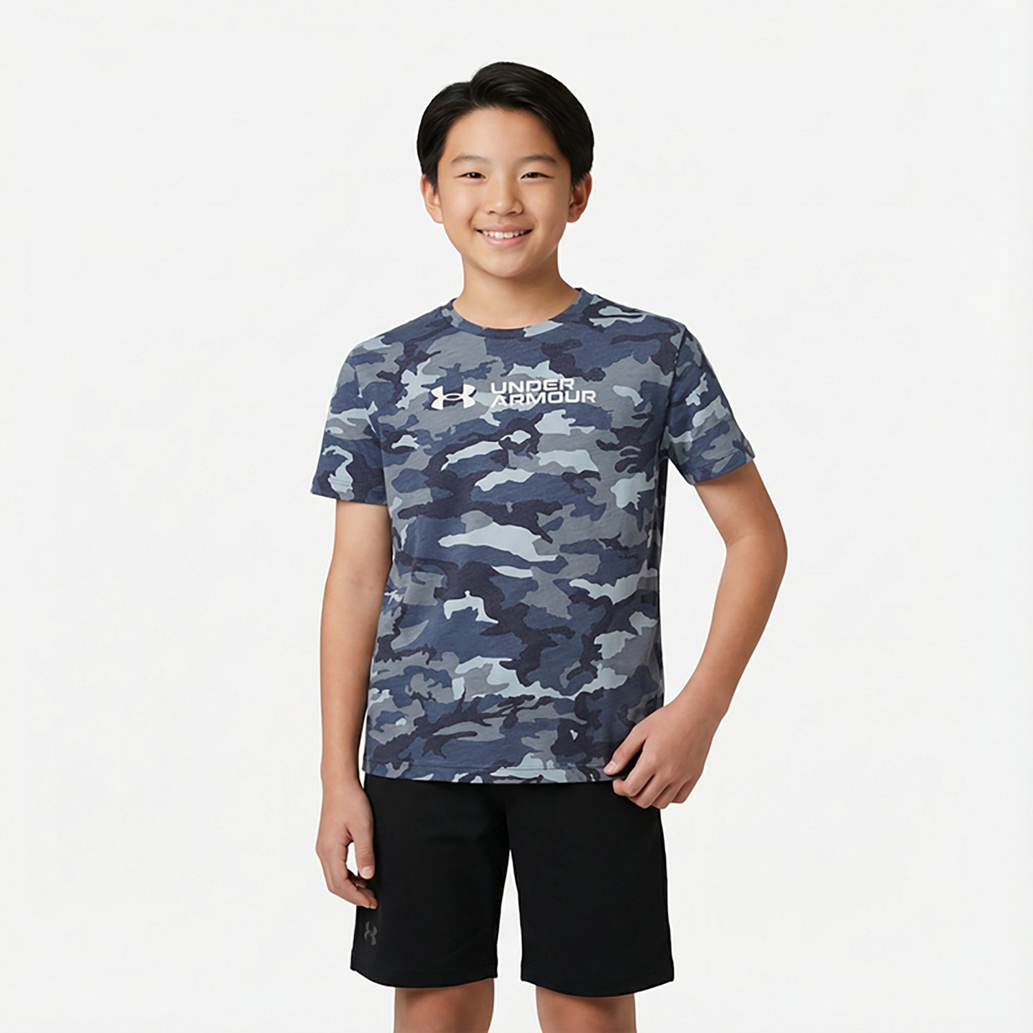 Under Armour Boys' All Over Print Camo Short Sleeve T-shirt - view number 2