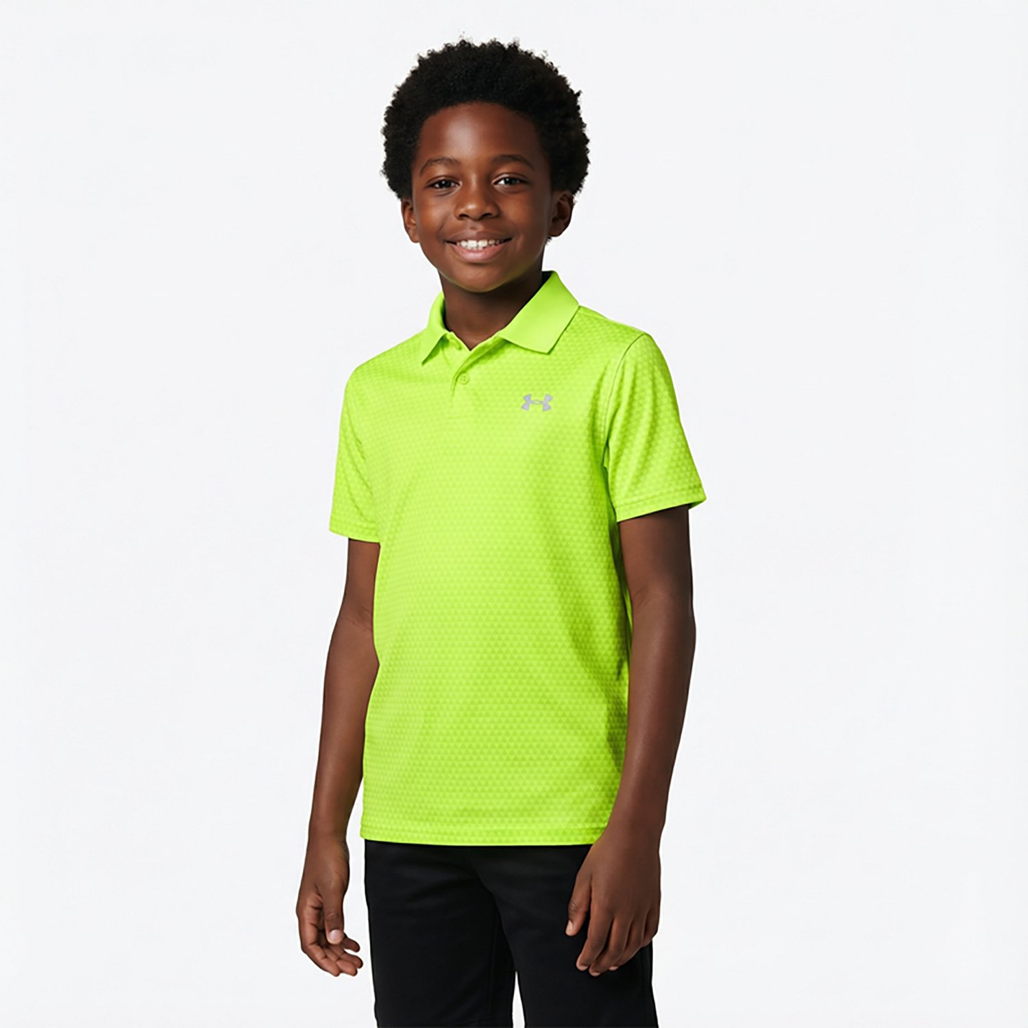 Under Armour Boys' Performance Printed Polo