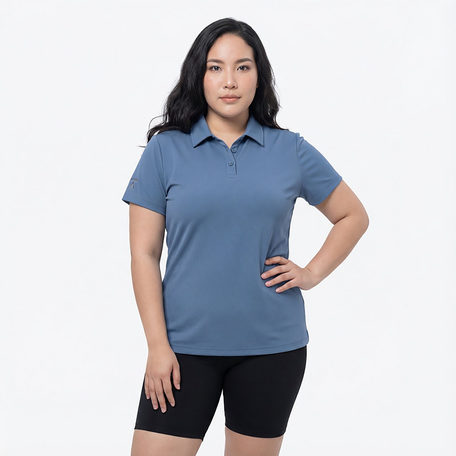 Antigua Women's Noise Short Sleeve Rib Polo - view number 2