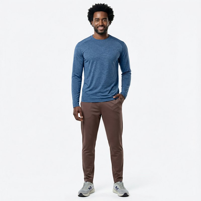 Bcg Men's Turbo Melange Long Sleeve T-Shirt-image