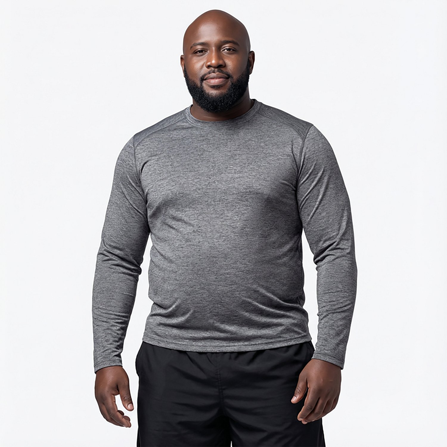 BCG Men's Turbo Melange Long Sleeve T-shirt - view number 2