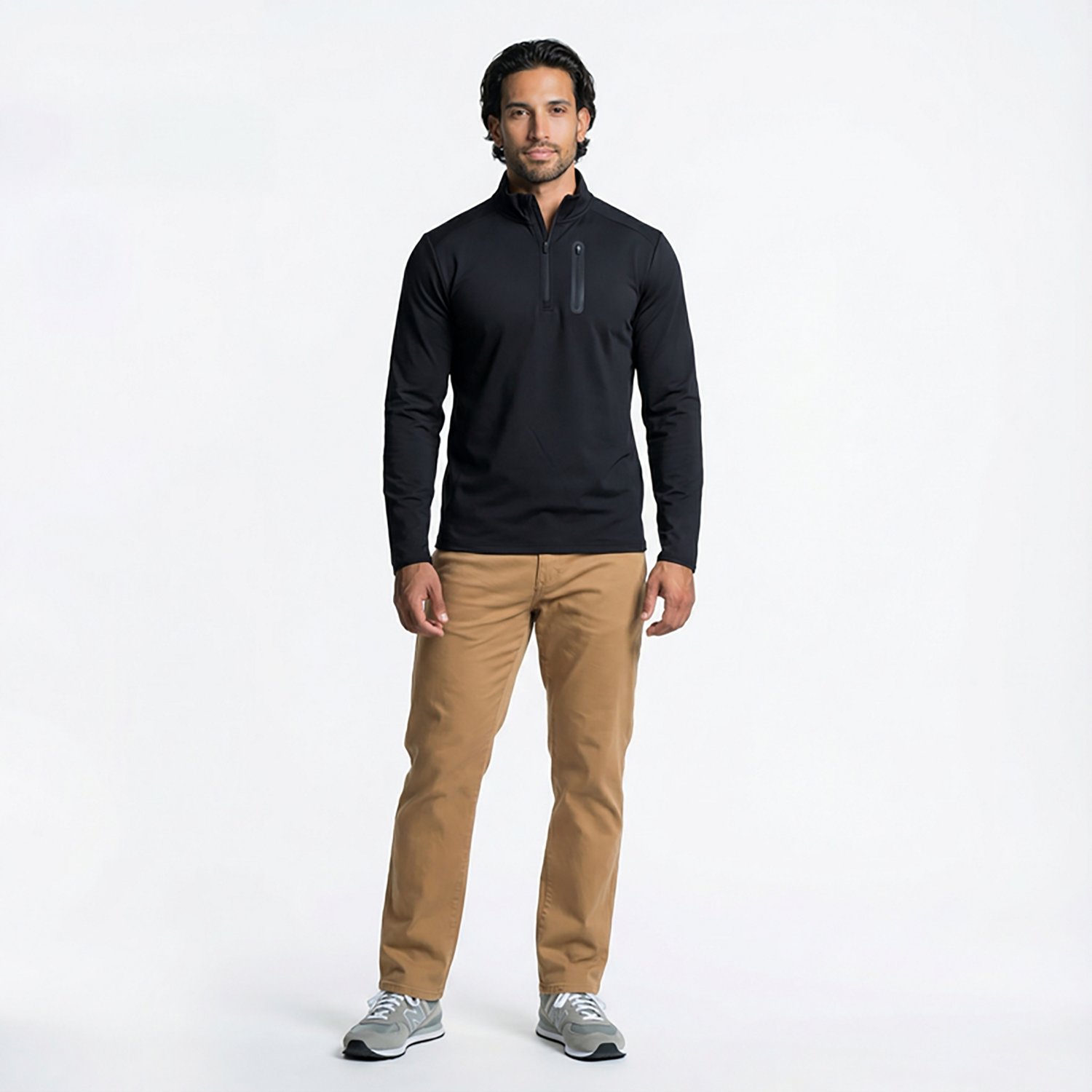 BCG Men's Tech Knit 1/2-Zip Top - view number 3