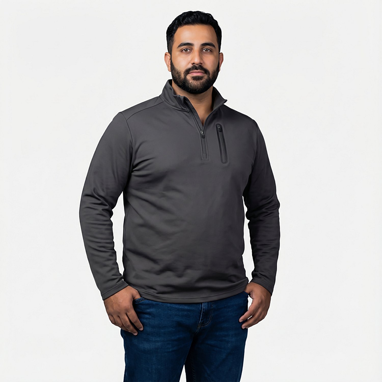 BCG Men's Tech Knit 1/2-Zip Top - view number 2