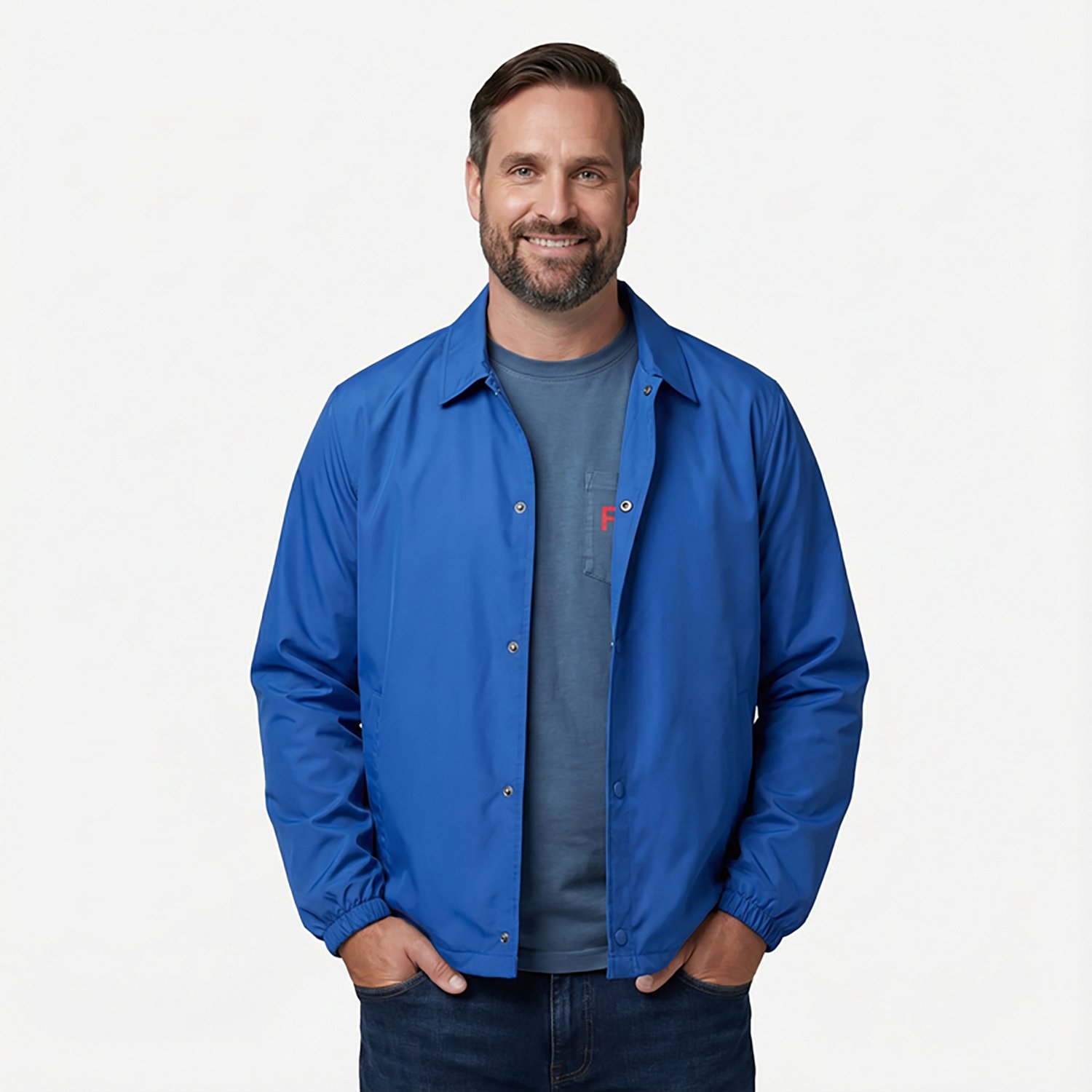 BCG Men's Coaches Woven Jacket - view number 2