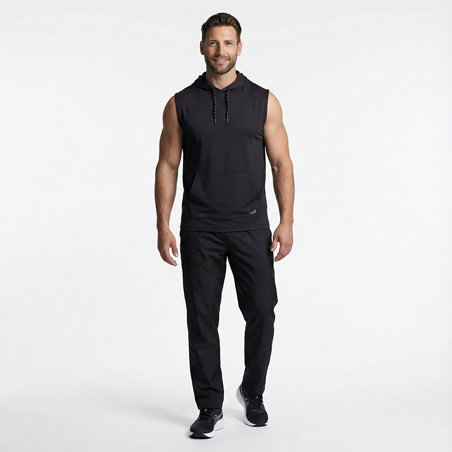 BCG Men's Tech Knit Sleeveless Hoodie - view number 3