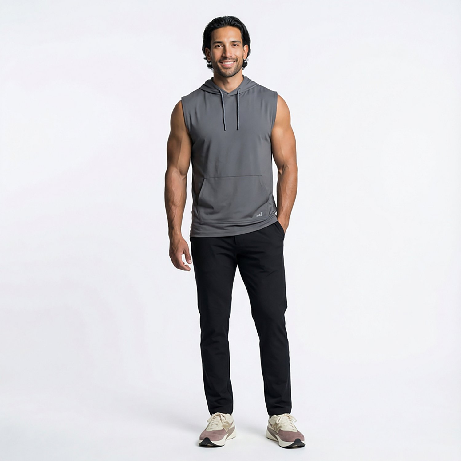 BCG Men's Tech Knit Sleeveless Hoodie - view number 3