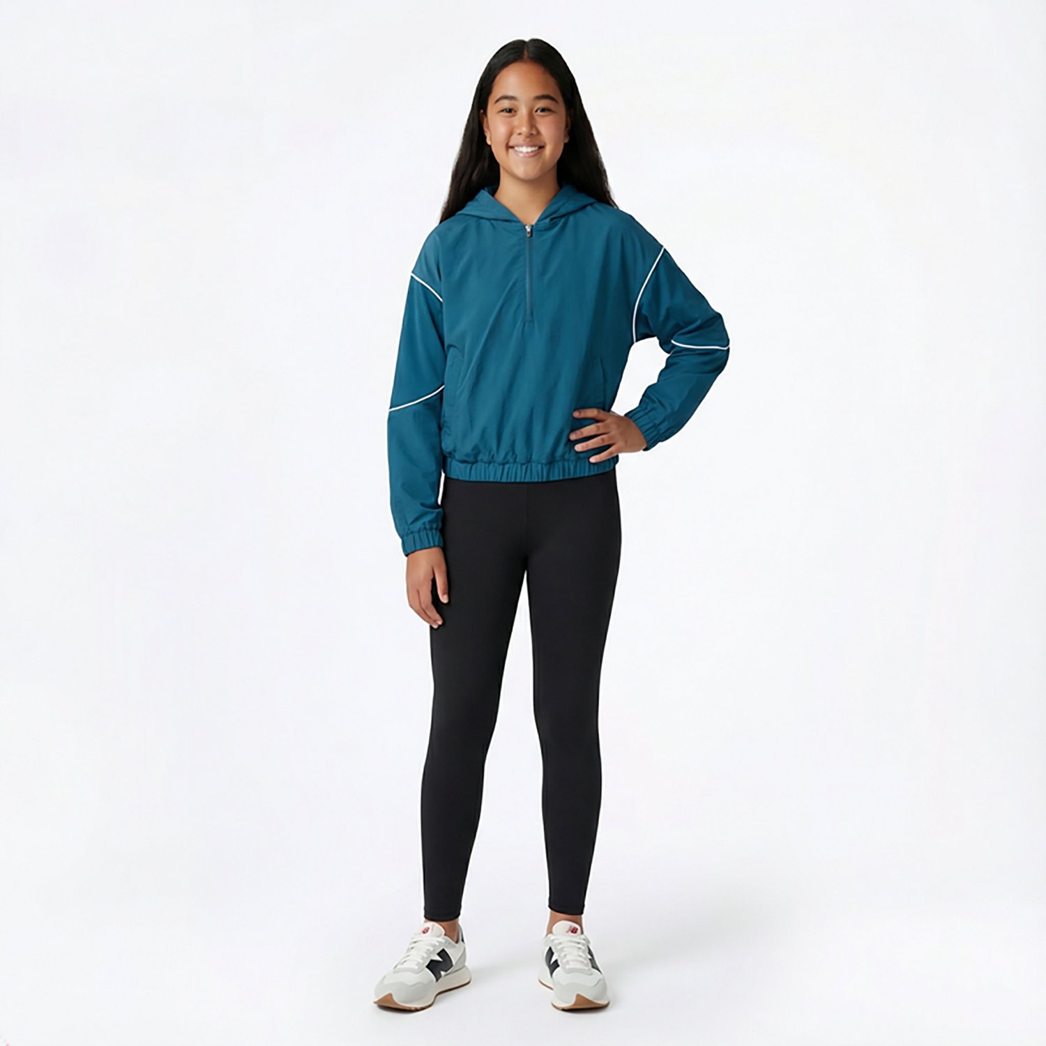 BCG Girls' Run Race 1/4-Zip Jacket - view number 2