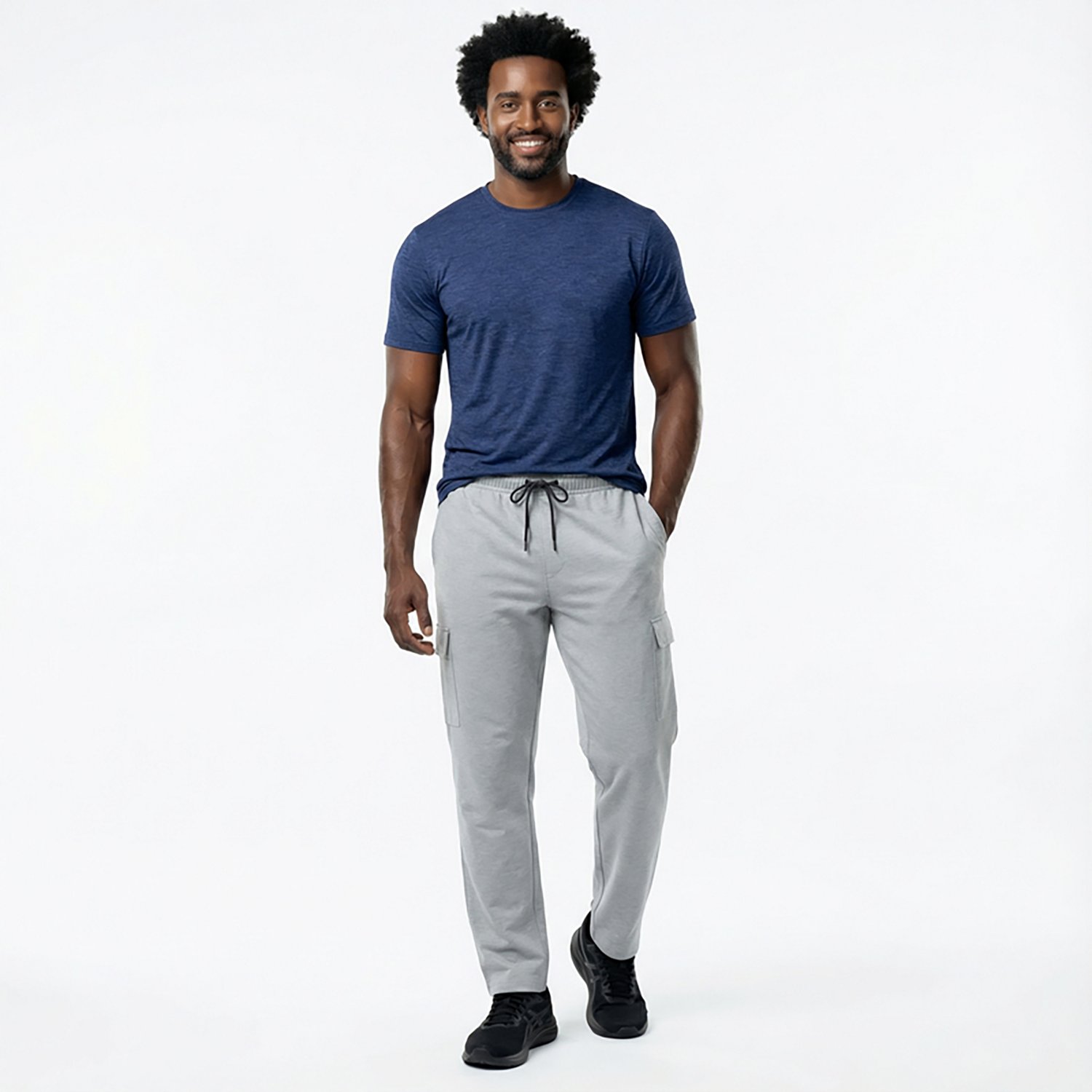 BCG Men's Double Knit Open Leg Cargo Pants - view number 4