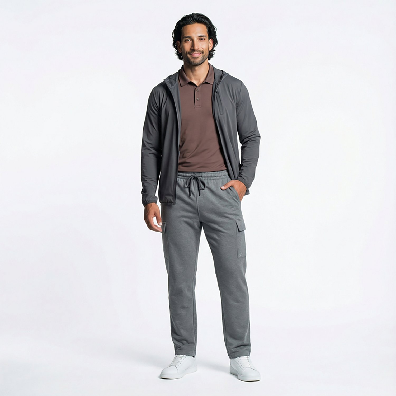 BCG Men's Double Knit Open Leg Cargo Pants - view number 4