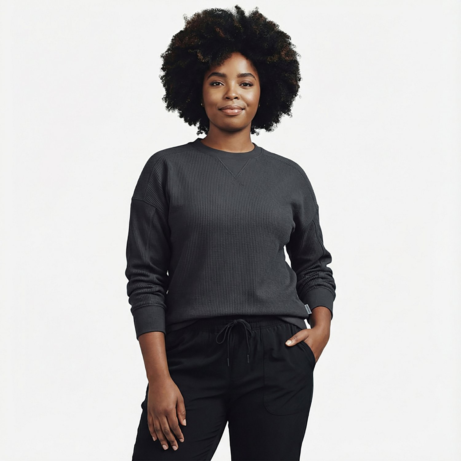 Magellan Outdoors Women's Campfire Crew Neck Ribbed Pullover - view number 2