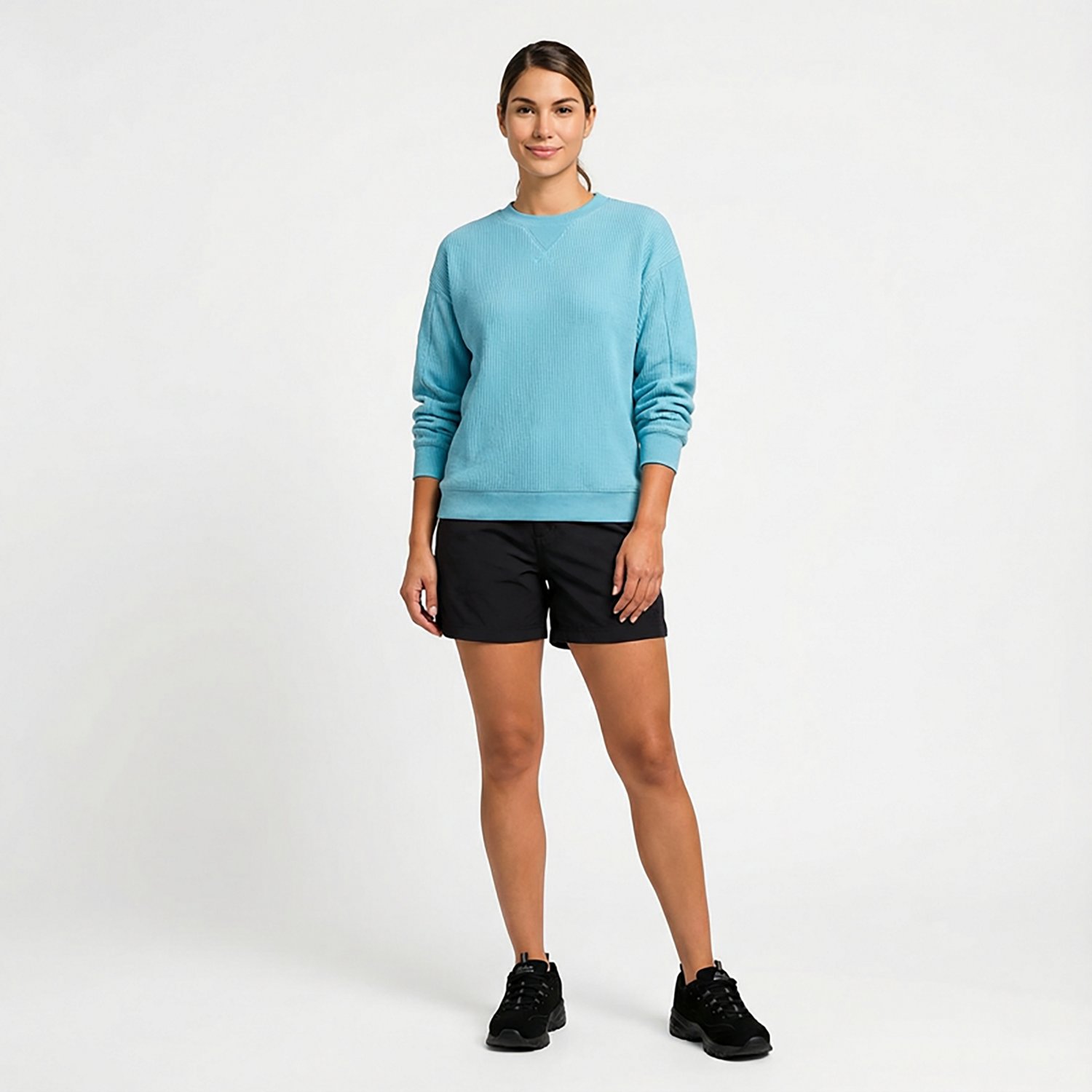 Magellan Outdoors Women's Campfire Crew Neck Ribbed Pullover - view number 5