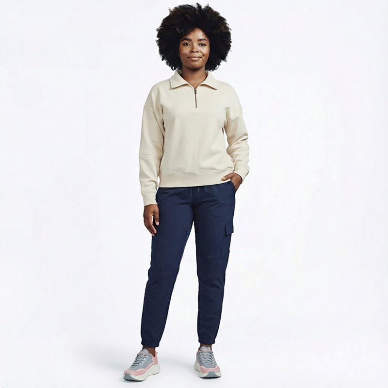 Magellan Outdoors Women's Campfire Washed 1/2-Zip Sweatshirt-image