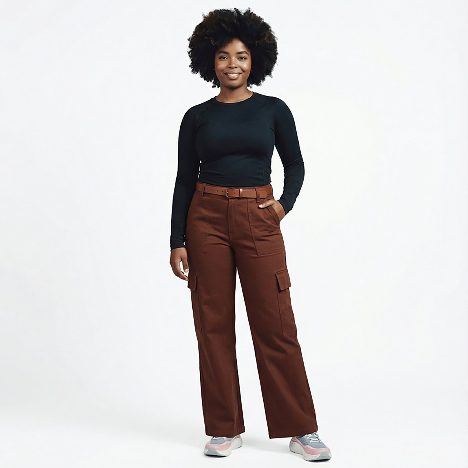 Magellan Outdoors Women's Hickory Canyon Cargo Wide Leg Pants - view number 2