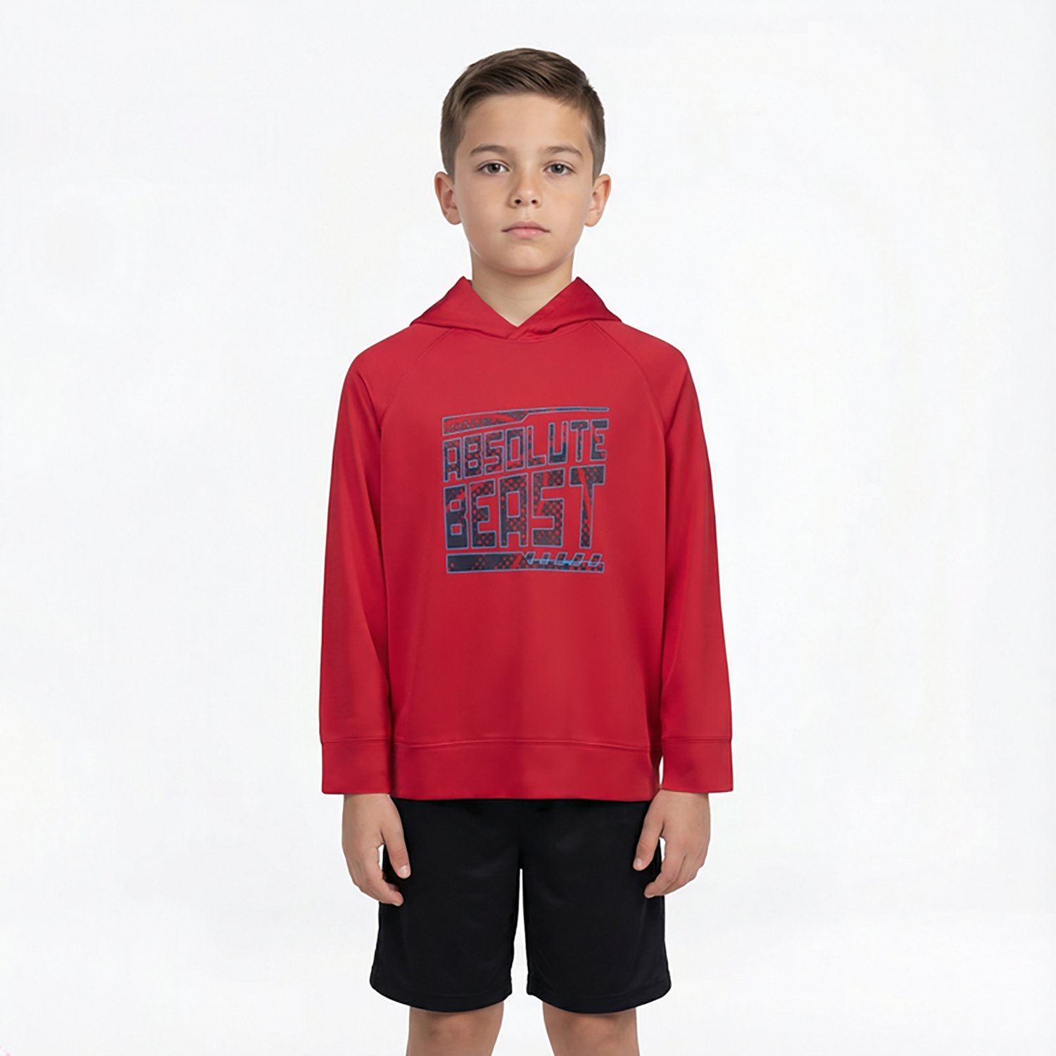 BCG Boys' Training Absolute Beat Long Sleeve Mesh Hoodie - view number 4