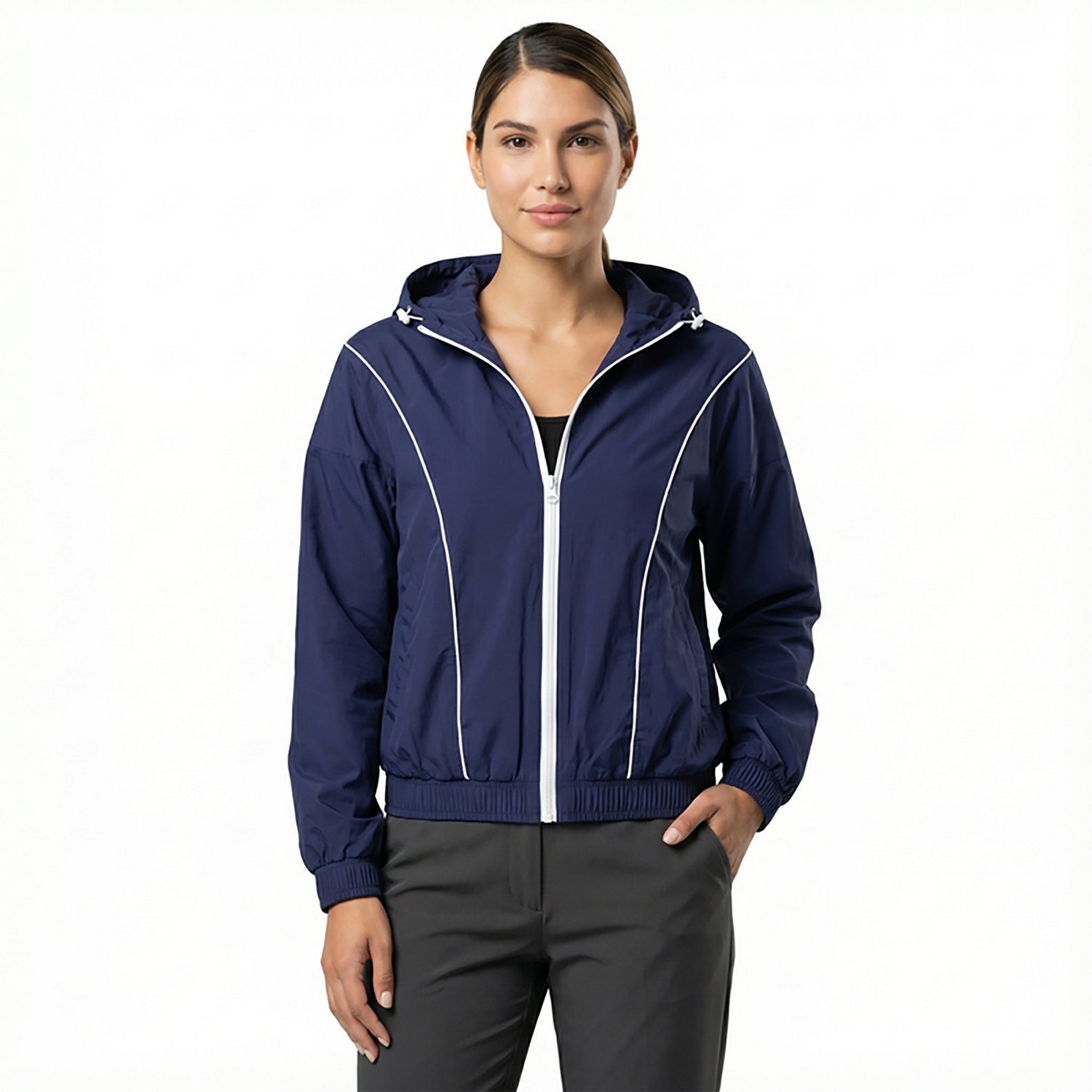 BCG Women's Run Piped Jacket - view number 4