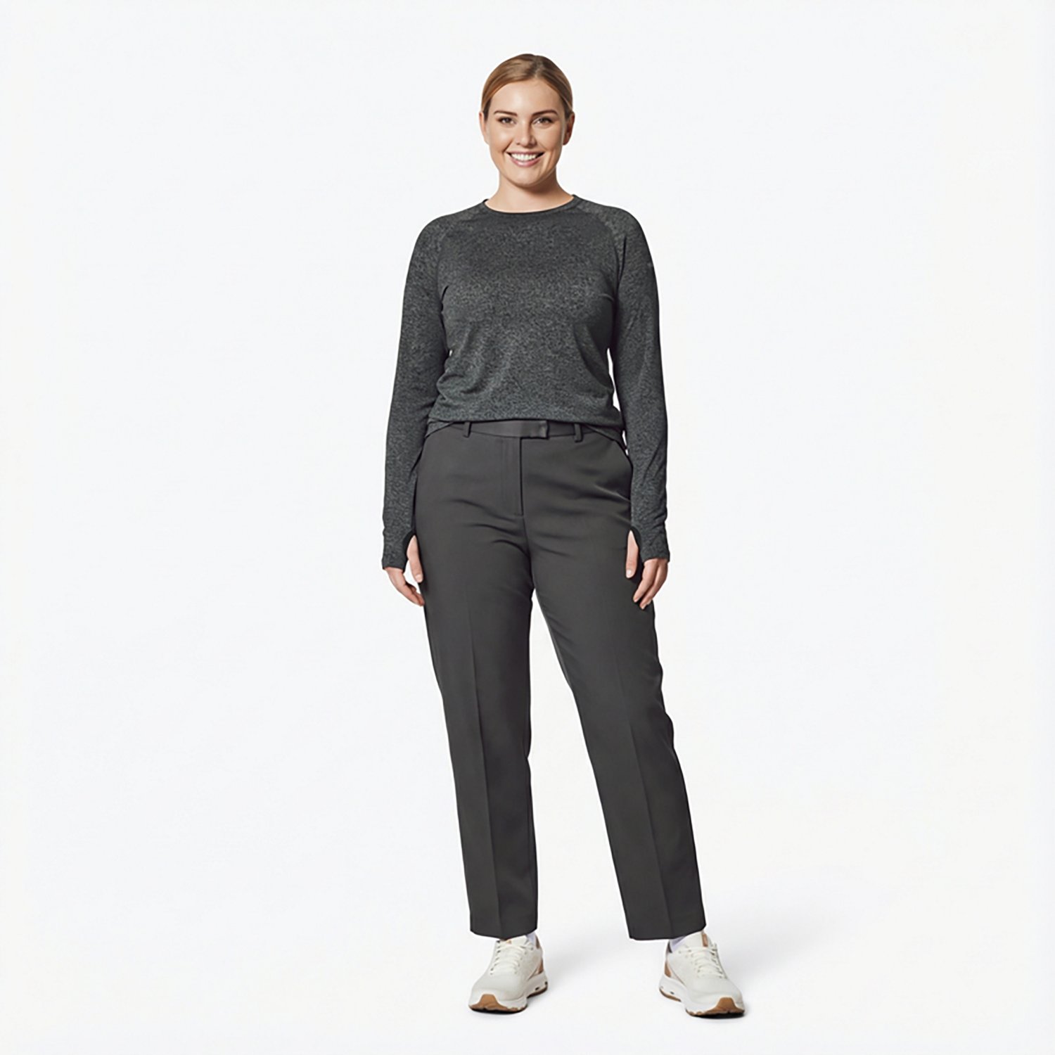 BCG Women's SMLS Rib Long Sleeve T-shirt - view number 3