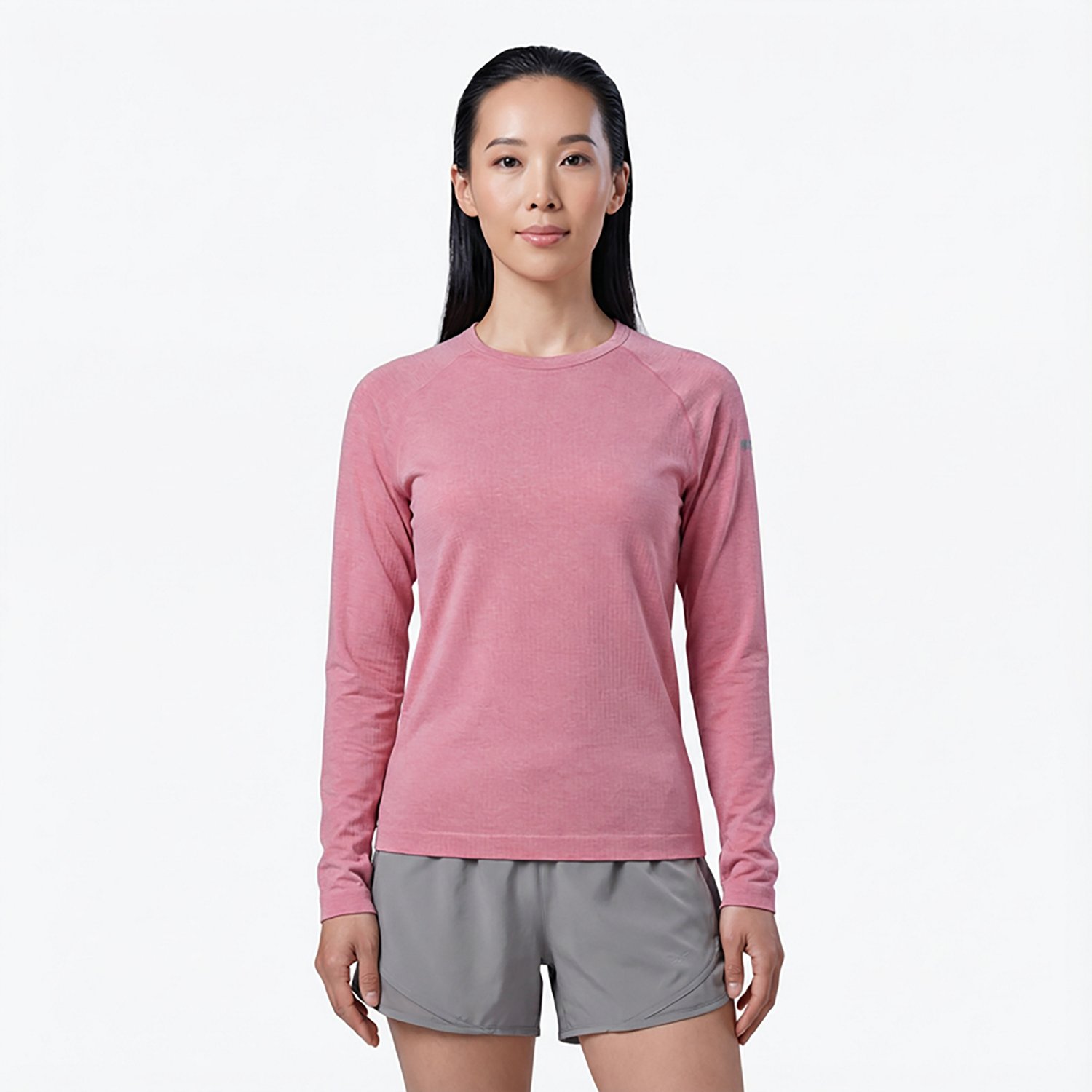 BCG Women's SMLS Rib Long Sleeve T-shirt - view number 2