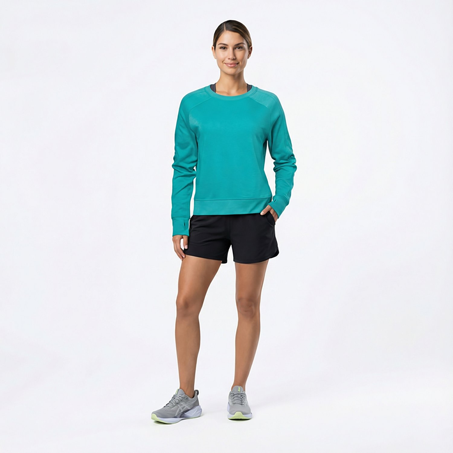 BCG Women's Fleece Long Sleeve Pullover Top - view number 3