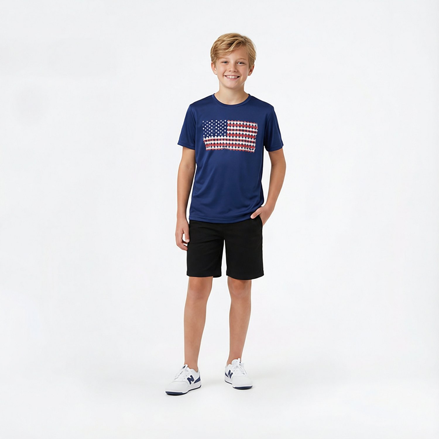 BCG Boys' Training Sport USA T-shirt