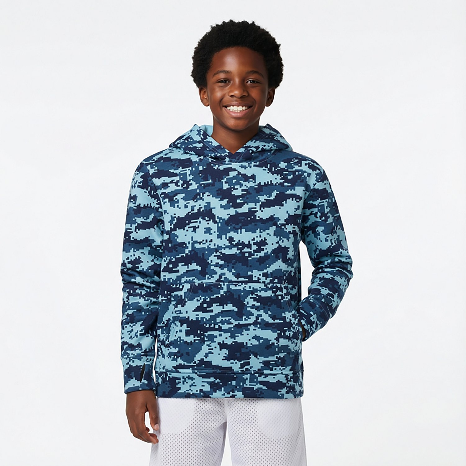 BCG Boys' Lifestyle Cotton Fleece Minecraft Camo Hoodie - view number 2